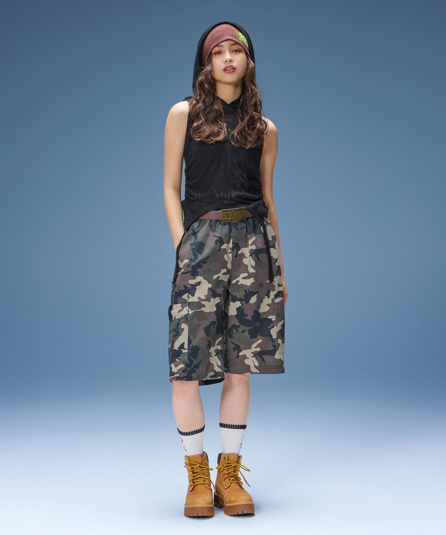 FADED FACE LABEL EASY SHORTS