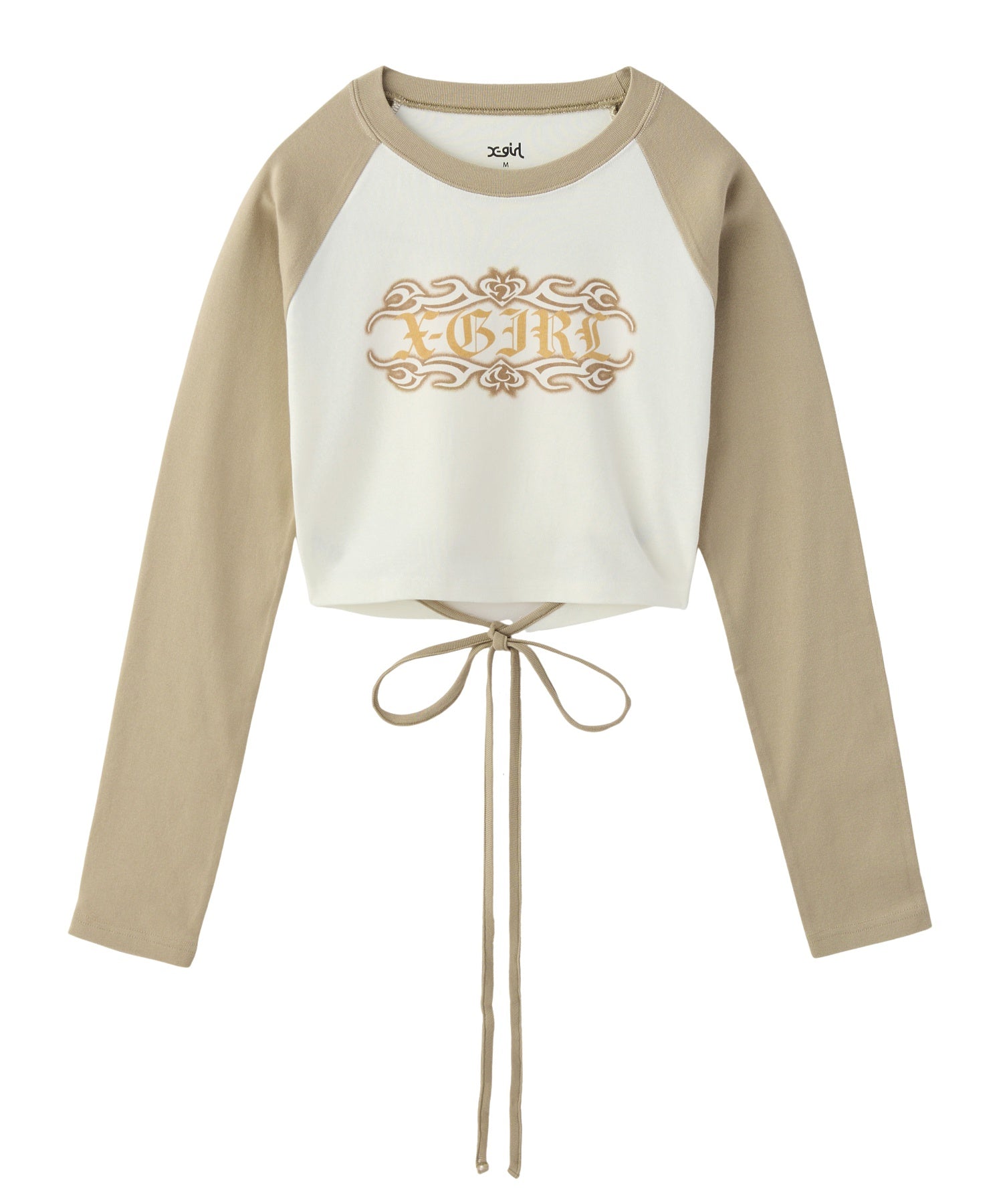 FADED TRIBAL LOGO RAGLAN L/S BABY TEE