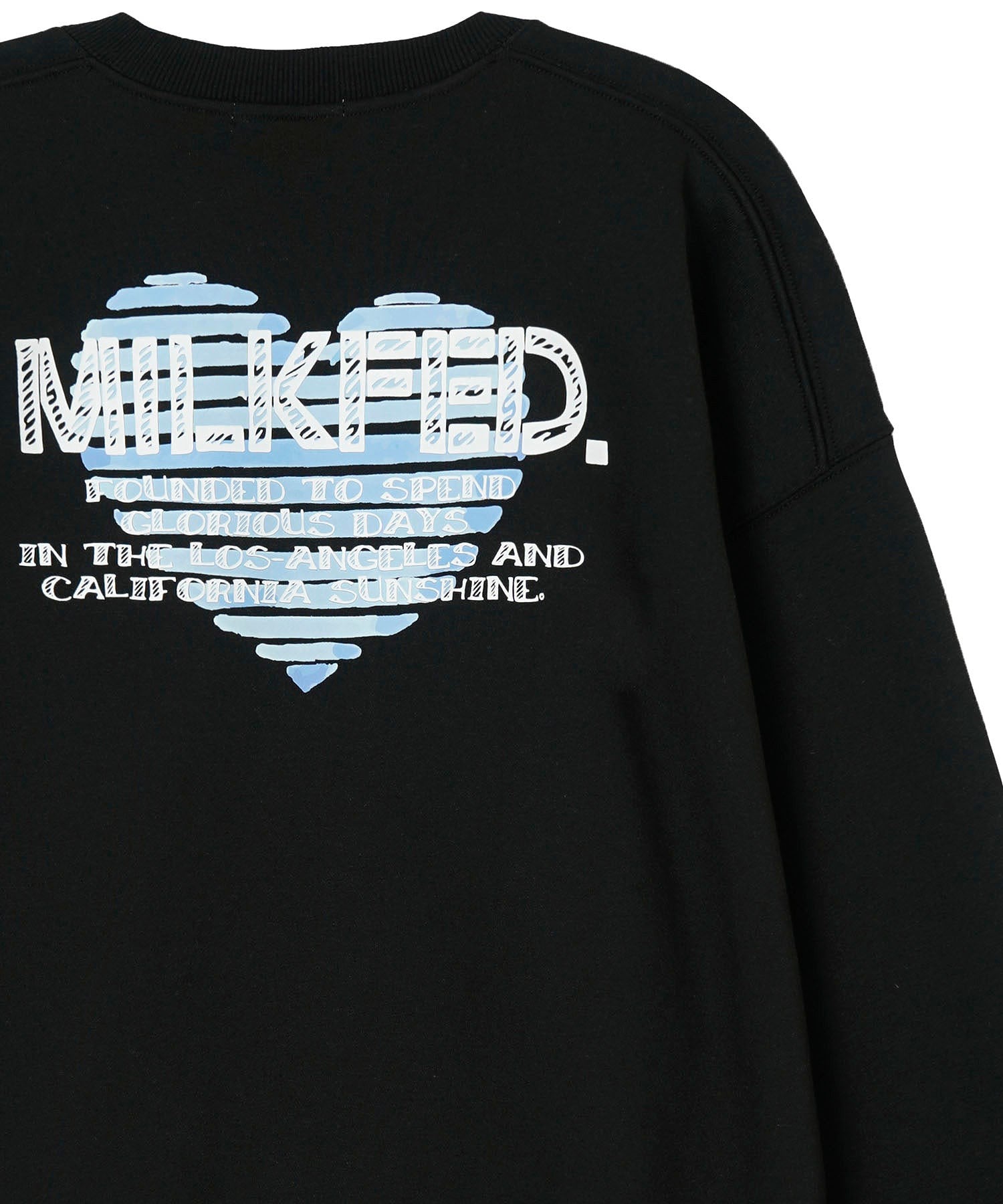 HANDWRITTEN HEART BIG SWEAT TOP MILKFED.