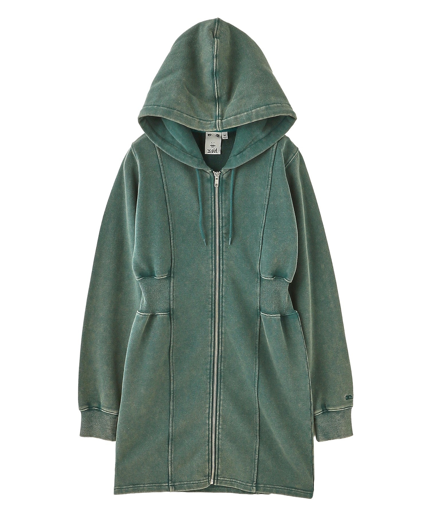 DUSTY ZIP UP SWEAT HOODIE DRESS