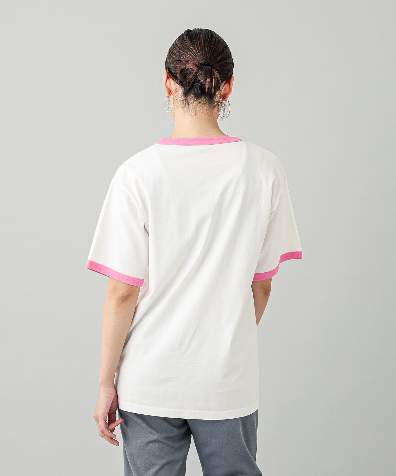 OUTLINE MILLS LOGO S/S RINGER TEE