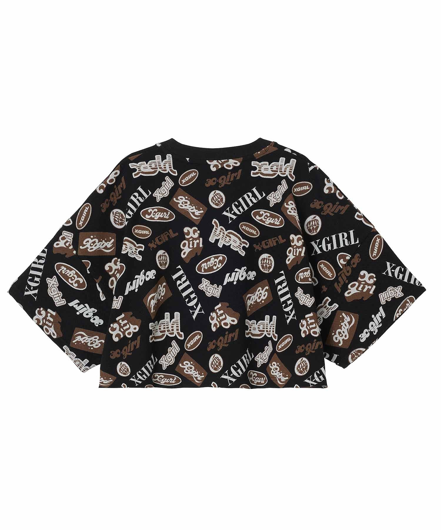 ALL OVER PRINT CROPPED BIG TEE X-girl