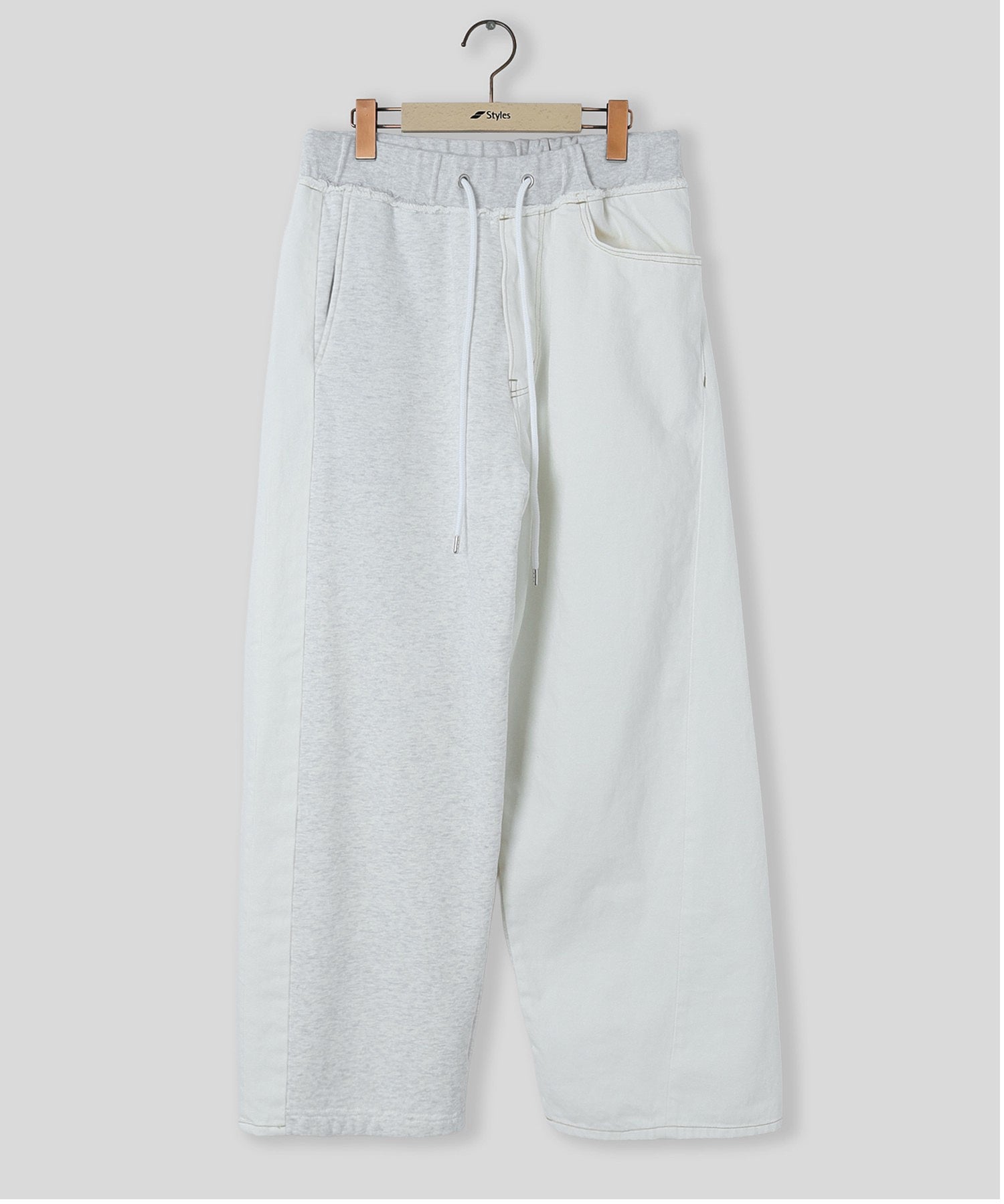 FACETASM/ファセッタズム/DENIM MERGING SWT PANTS MYK-PT-08