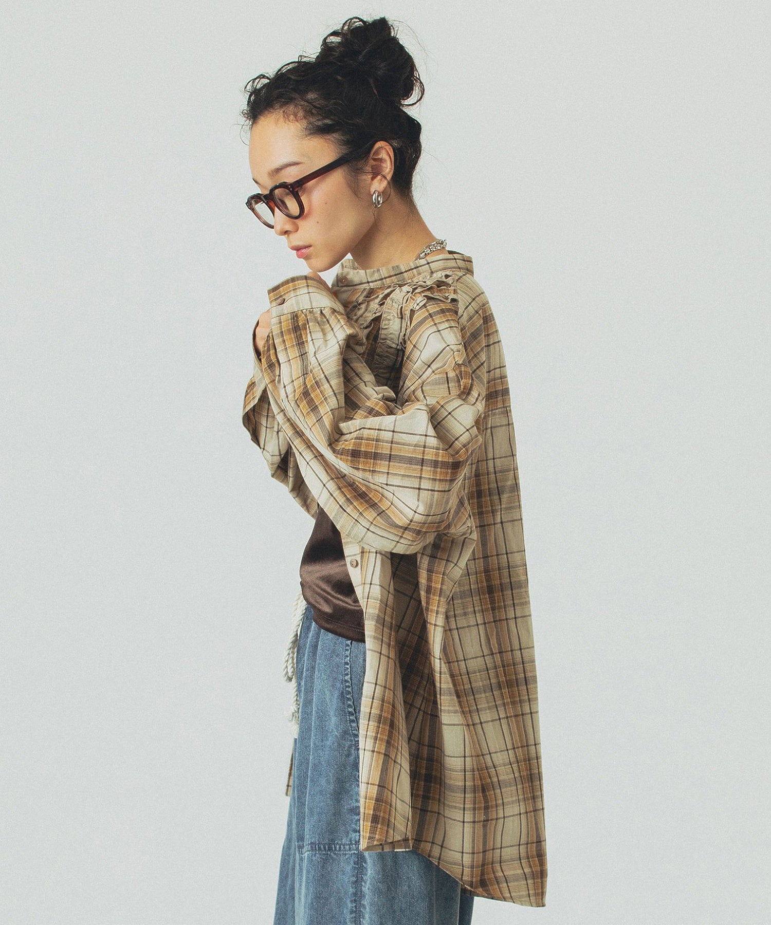 model:161cm 着用サイズ:ONE SIZE