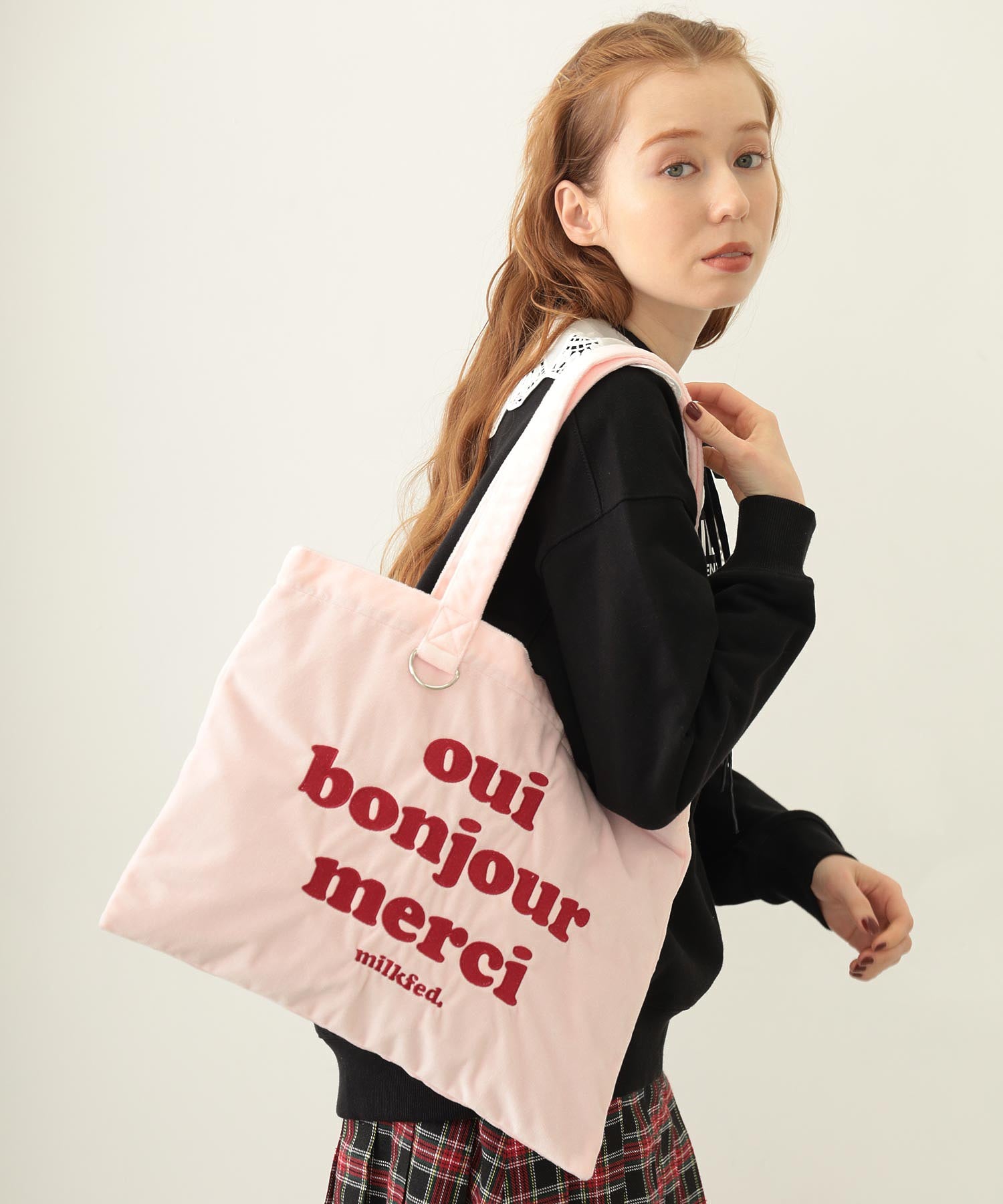 LOGO FLUFFY BAG