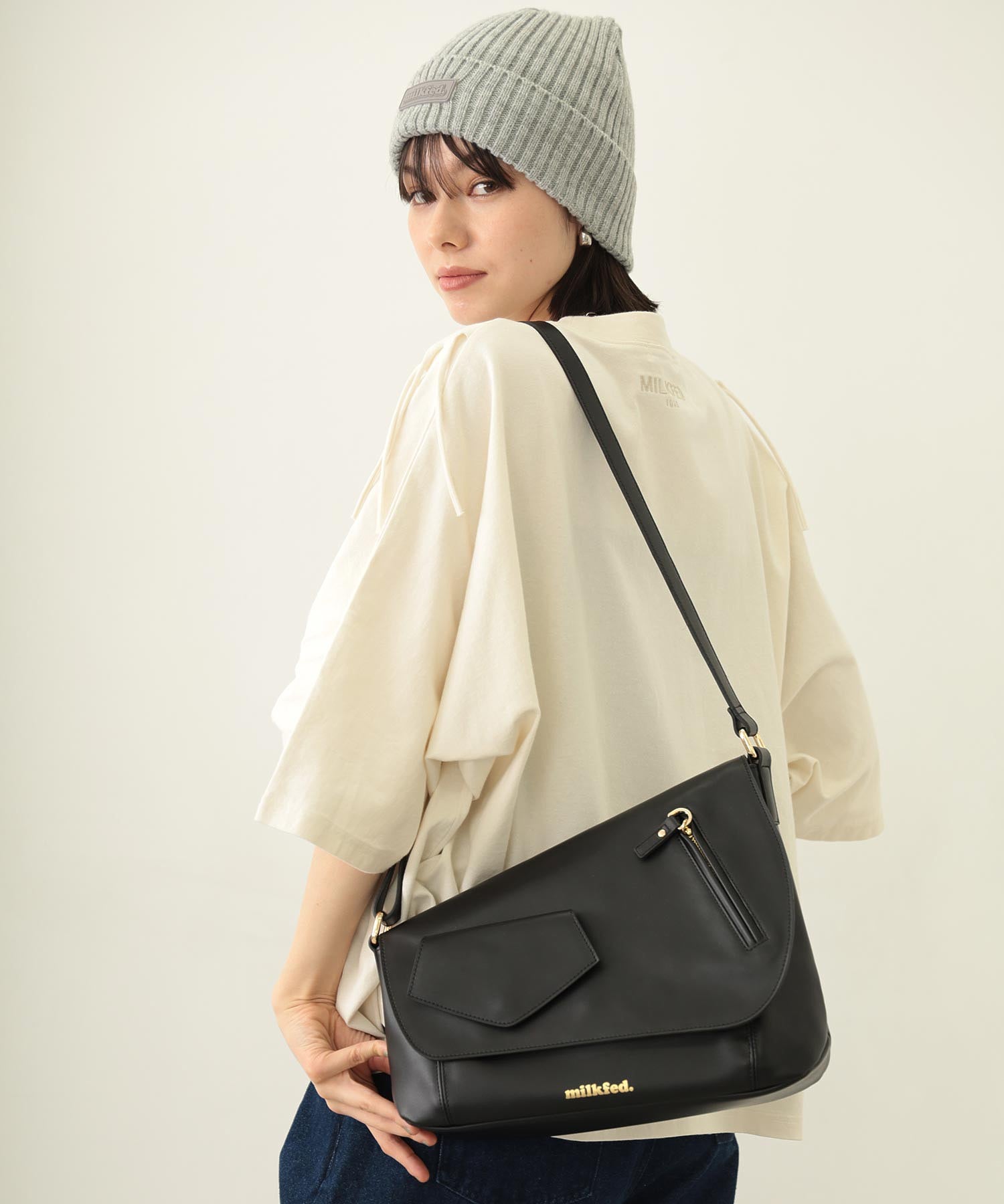 ASYMMETRY FLAP BAG