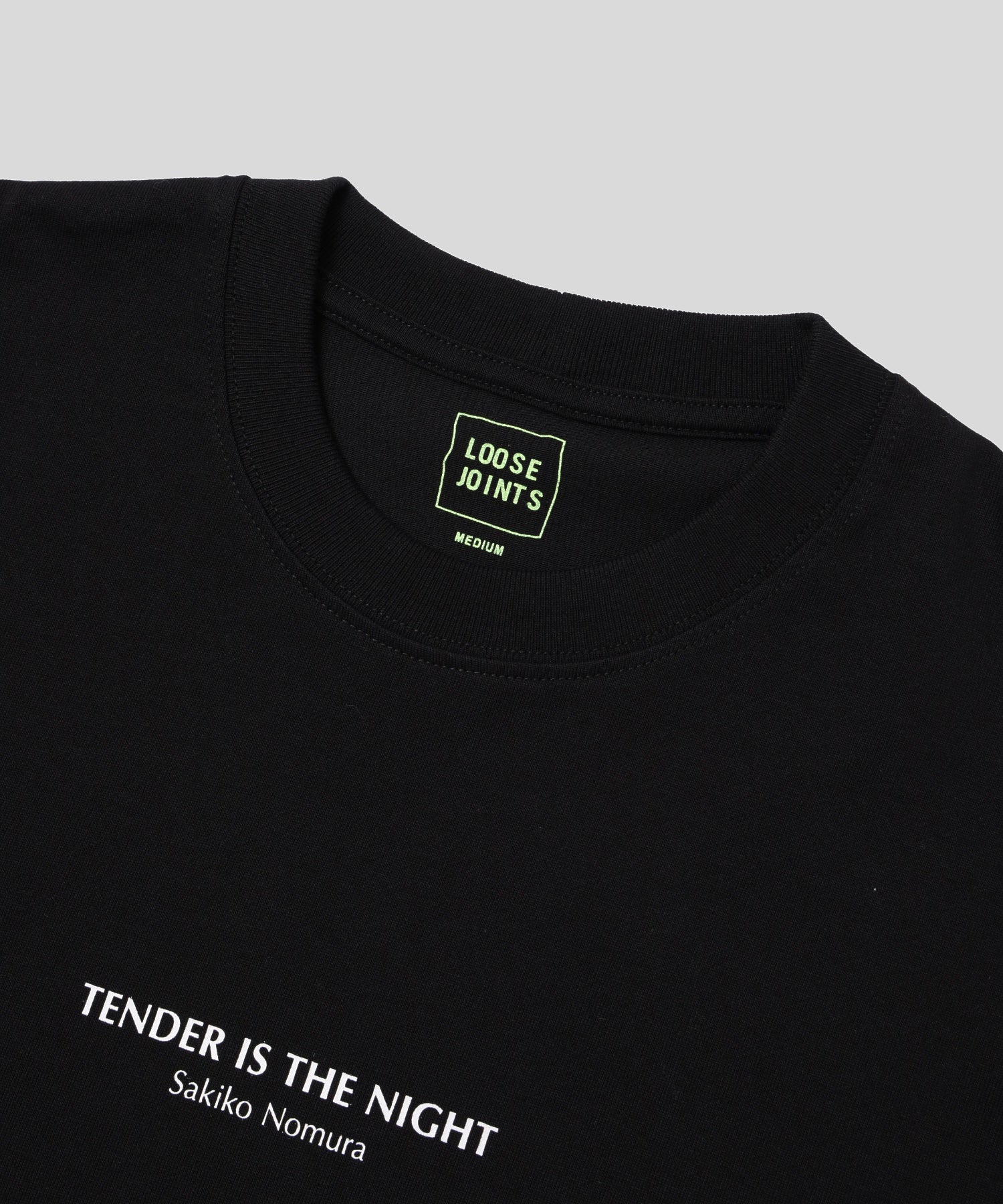 LOOSEJOINTS/ルーズジョインツ/TENDER IS THE NIGHT S/S T LF26JS009SN BLK
