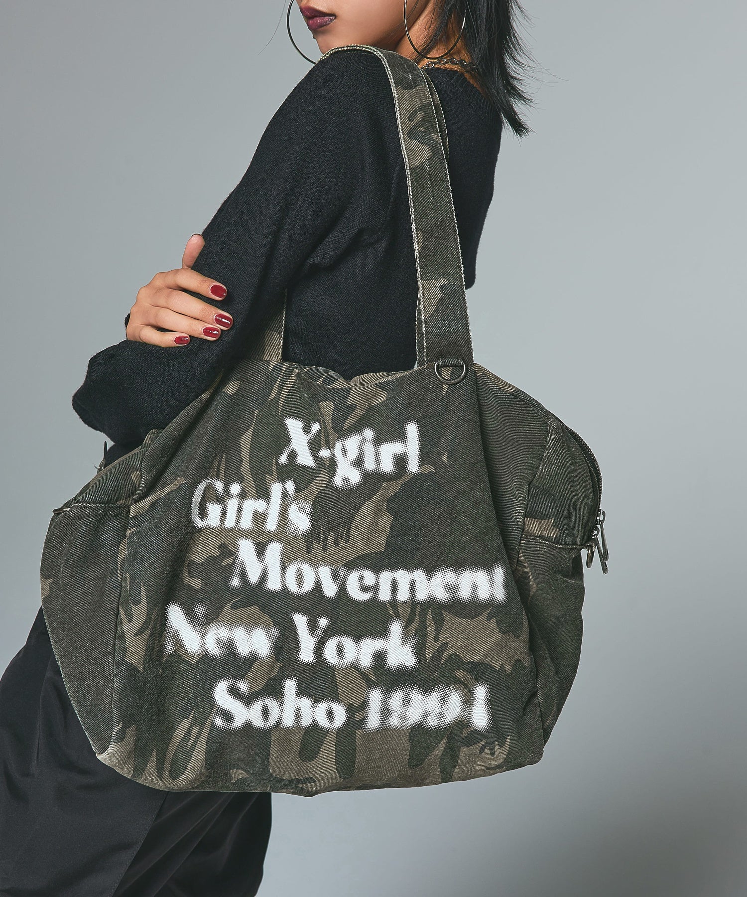 HAZY LOGO 2WAY BIG TOTE BAG