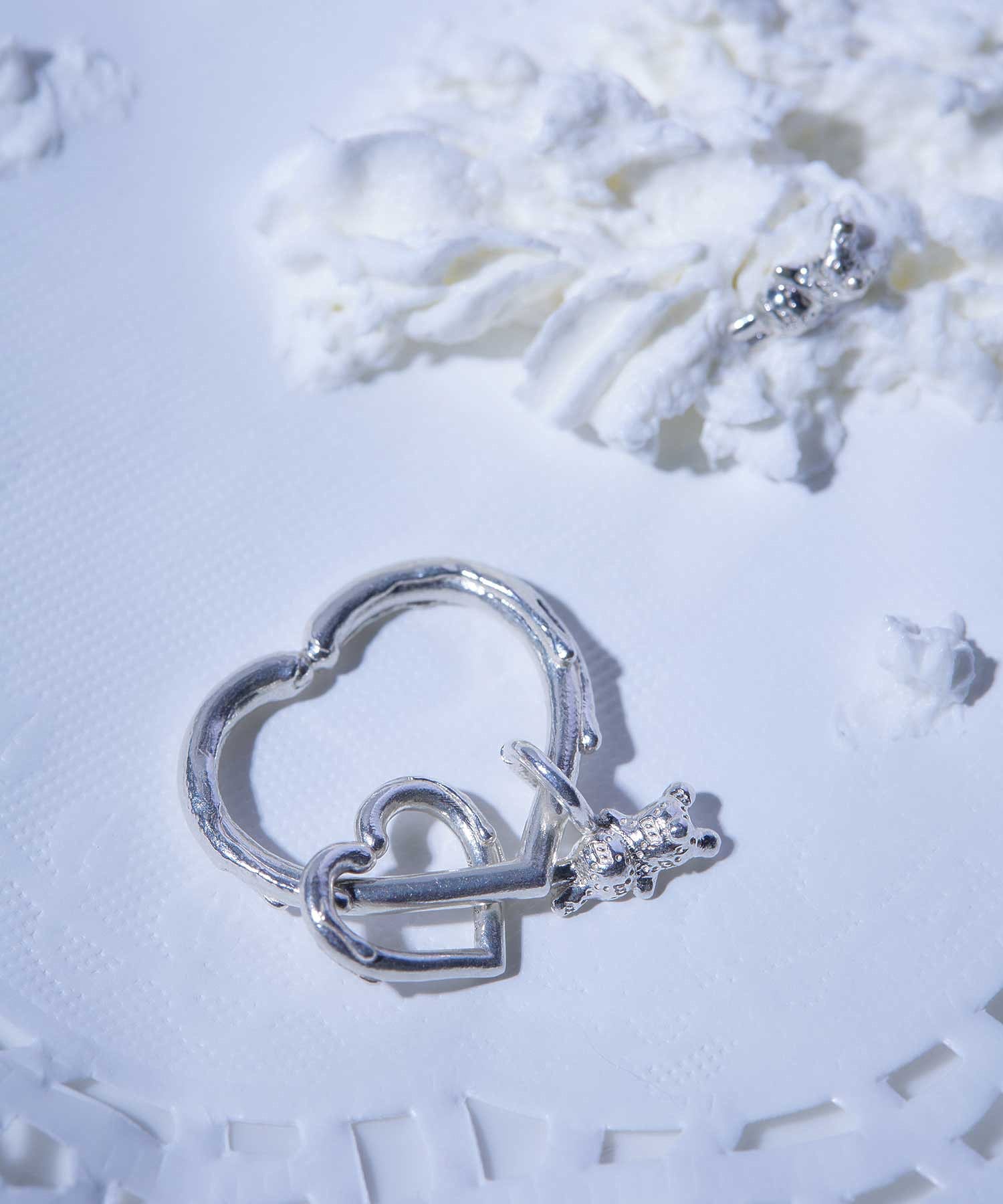 MILKFED. × LANIE MELTY HEART CHAIN RING