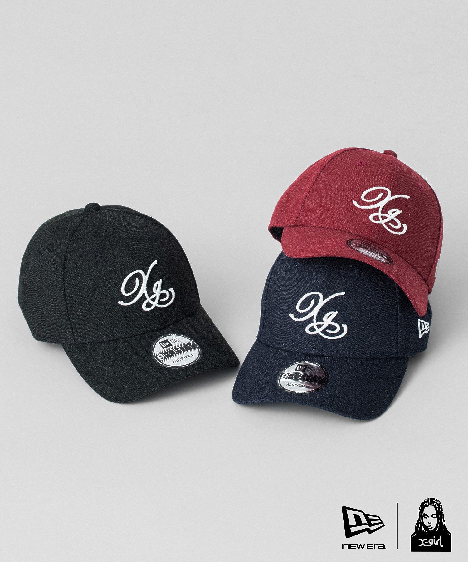 X-girl × NEW ERA(R) 9FORTY XG LOGO CAP
