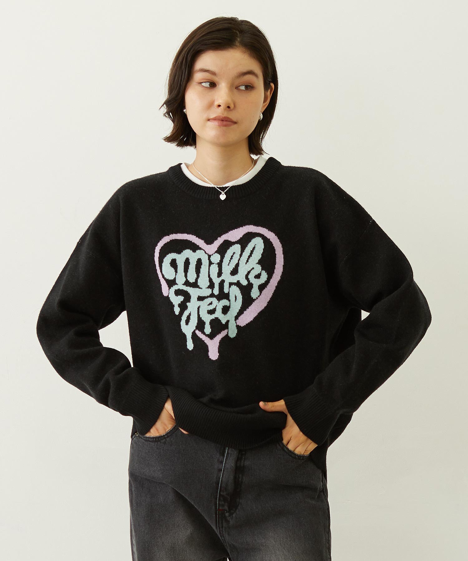 MELTY HEART KNIT TOP