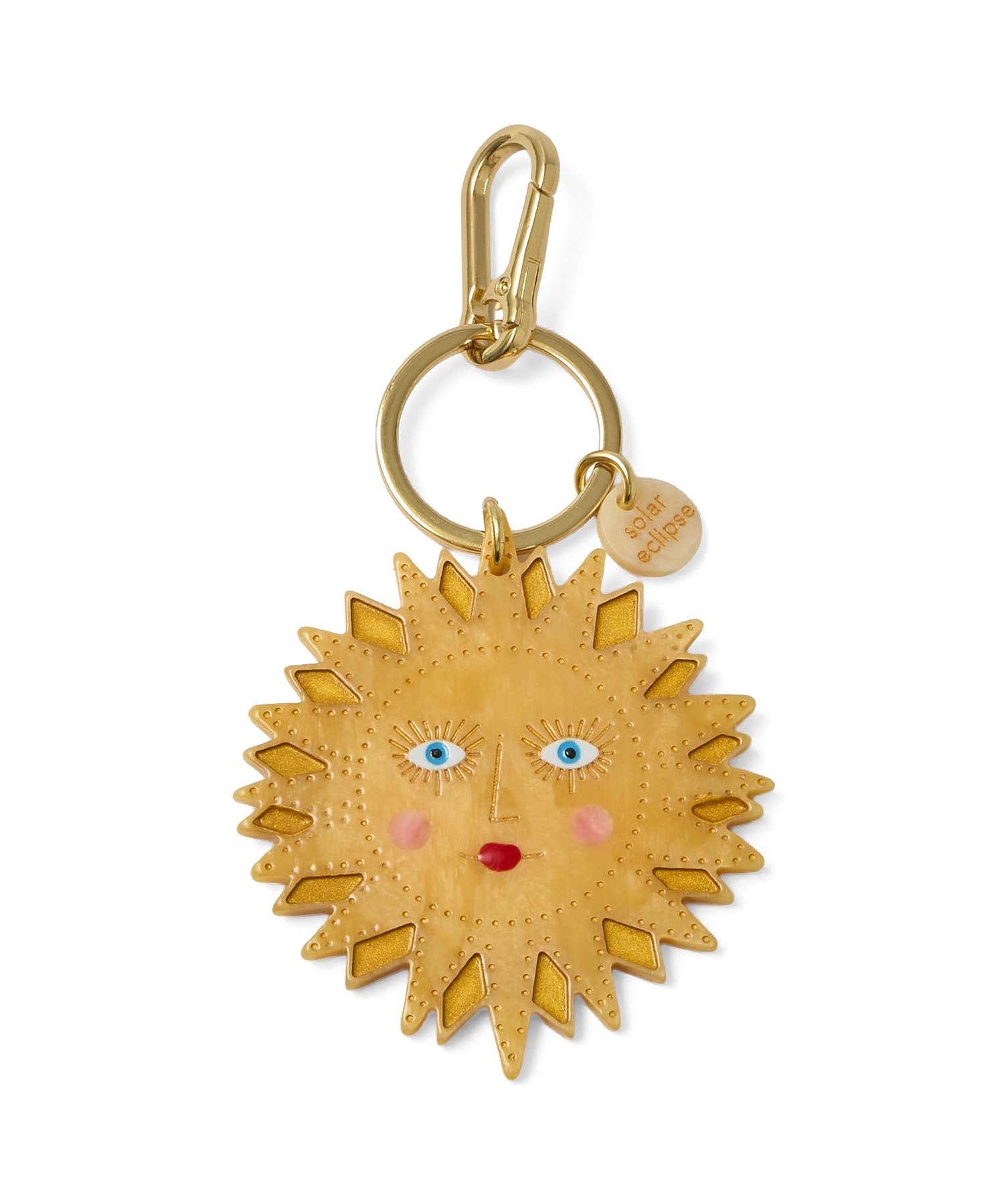 SOLAR ECLIPSE/HAND-PAINTED BAG CHARM