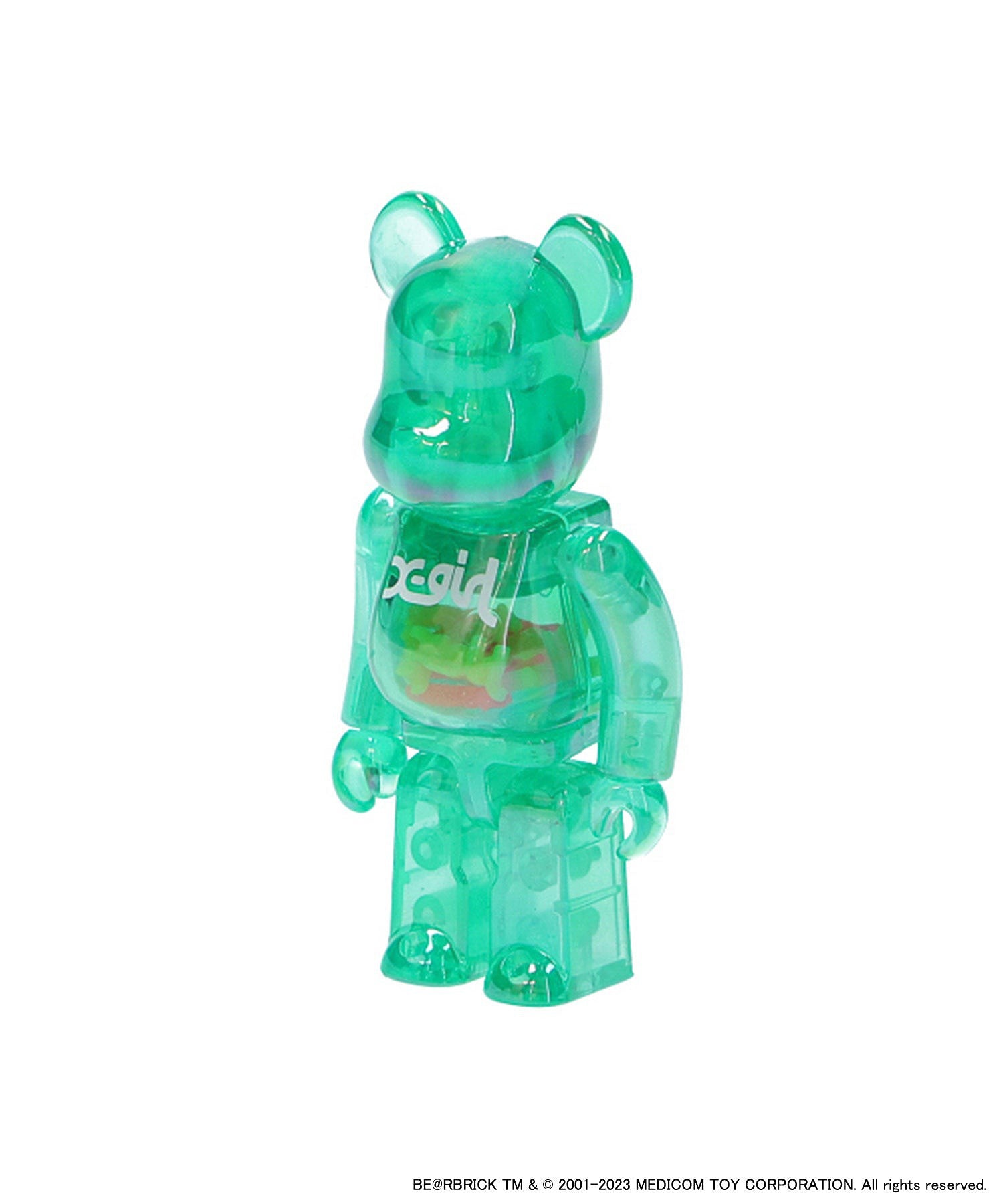 BE@RBRICK X-girl Clear Green 100% u0026 400%