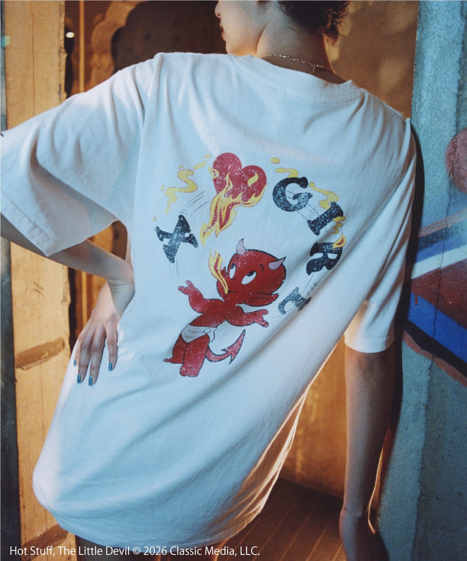 X-girl | HOT STUFF FADED S/S TEE