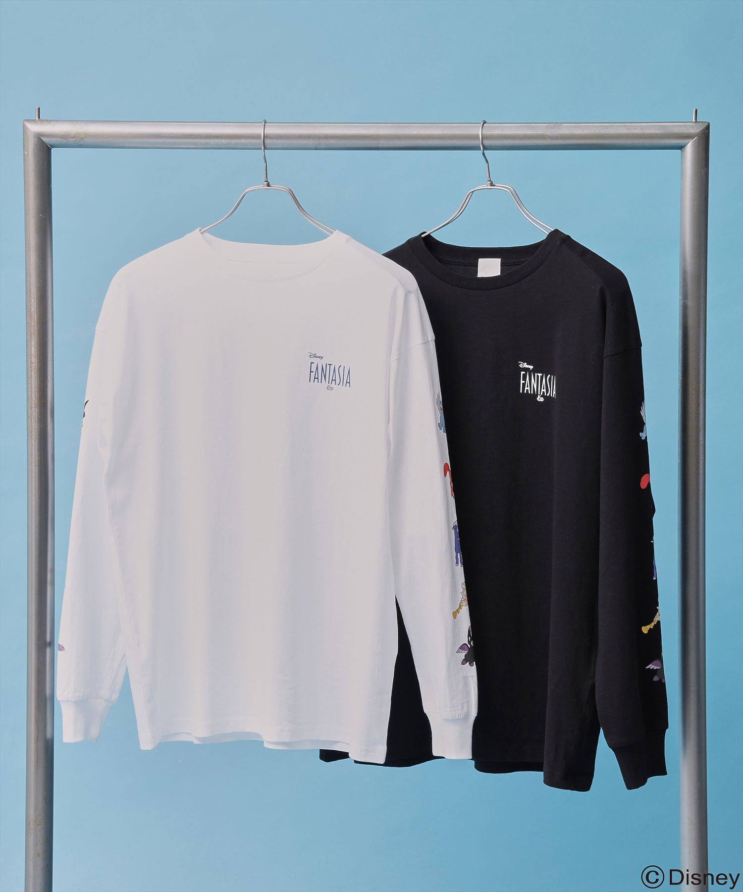 DISNEY『FANTASIA』/SLEEVE PRINT L/S TEE