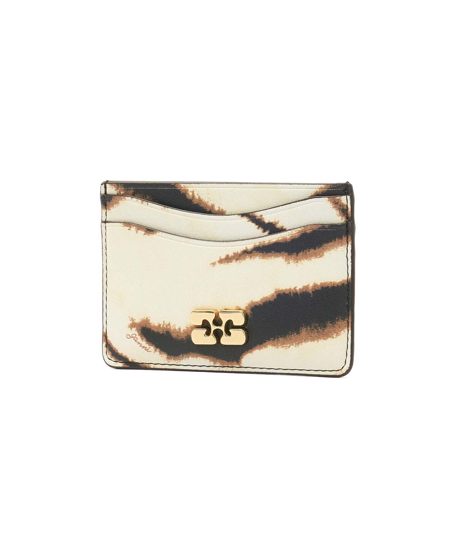 GANNI/BOU CARD HOLDER ZEBRA PRINT