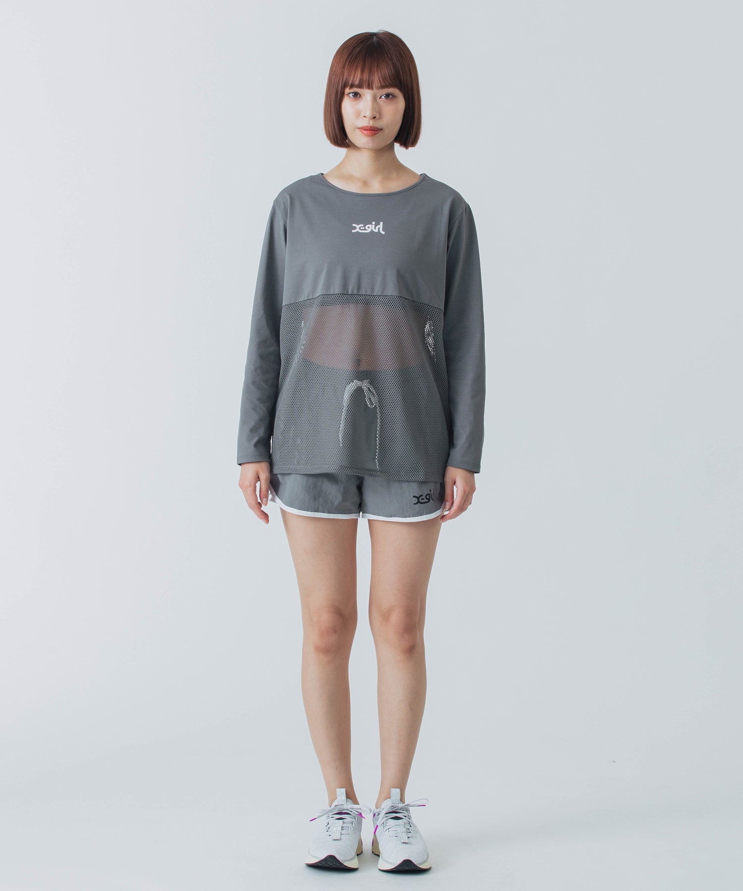 MESH L/S TEE