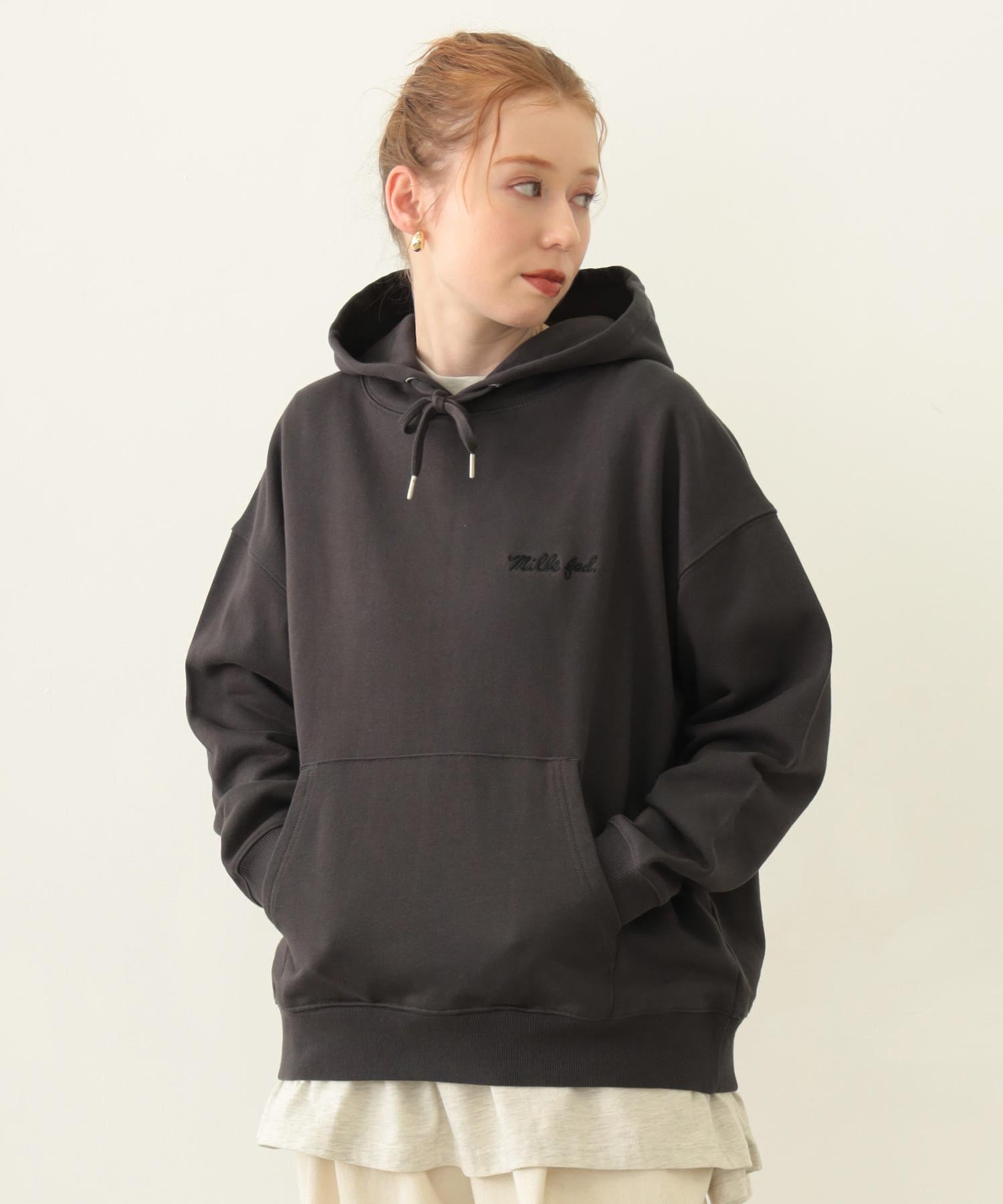 ICING LOGO WIDE SWEAT HOODIE
