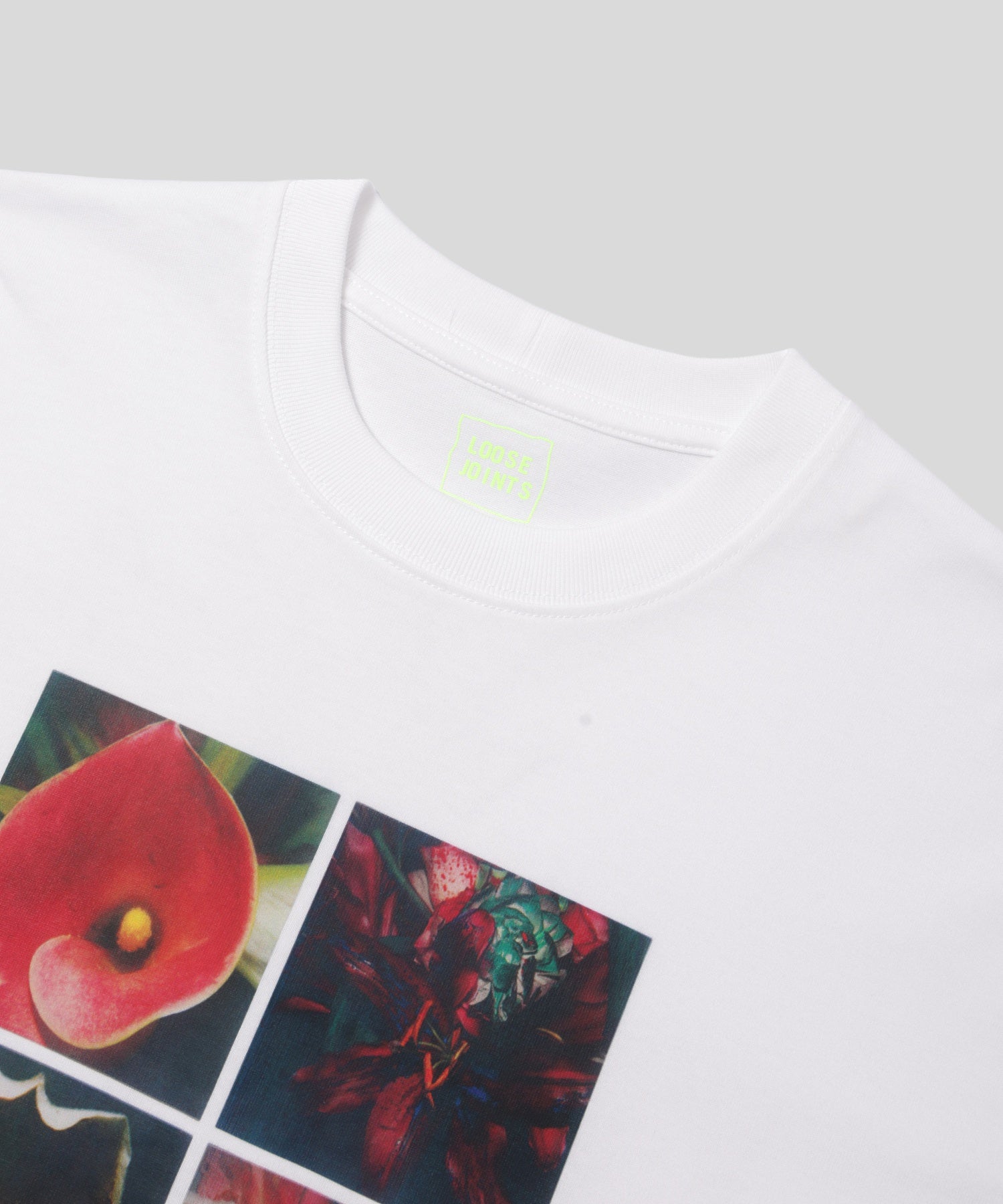 LOOSEJOINTS/ルーズジョインツ/TENDER FLOWERS S/S TEE LF26JS007AN WHT