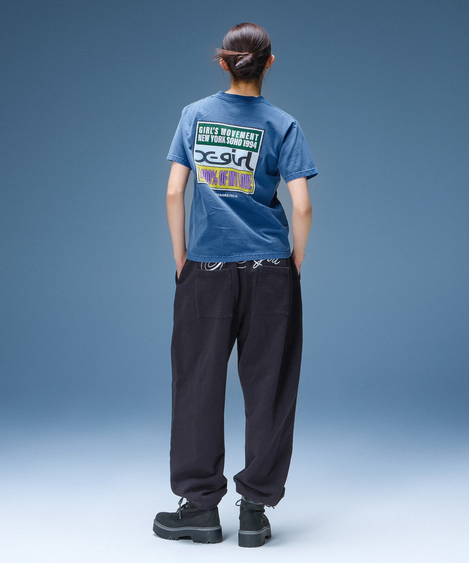 FADED HARD COLORS BOX LOGO S/S TEE