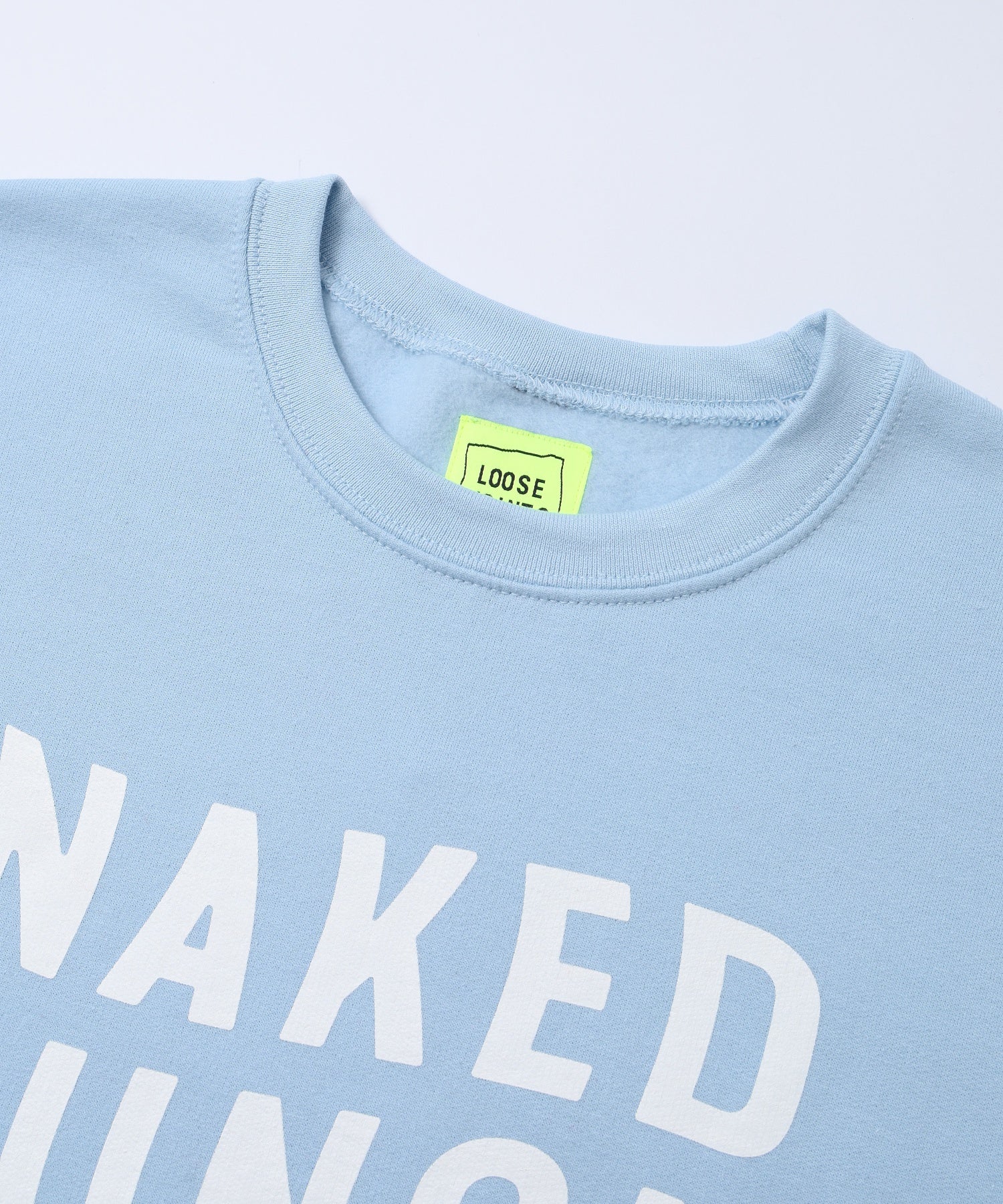 LOOSEJOINTS/ルーズジョインツ/NAKED LUNCH CREW NECK LF26FL002KO BLUE