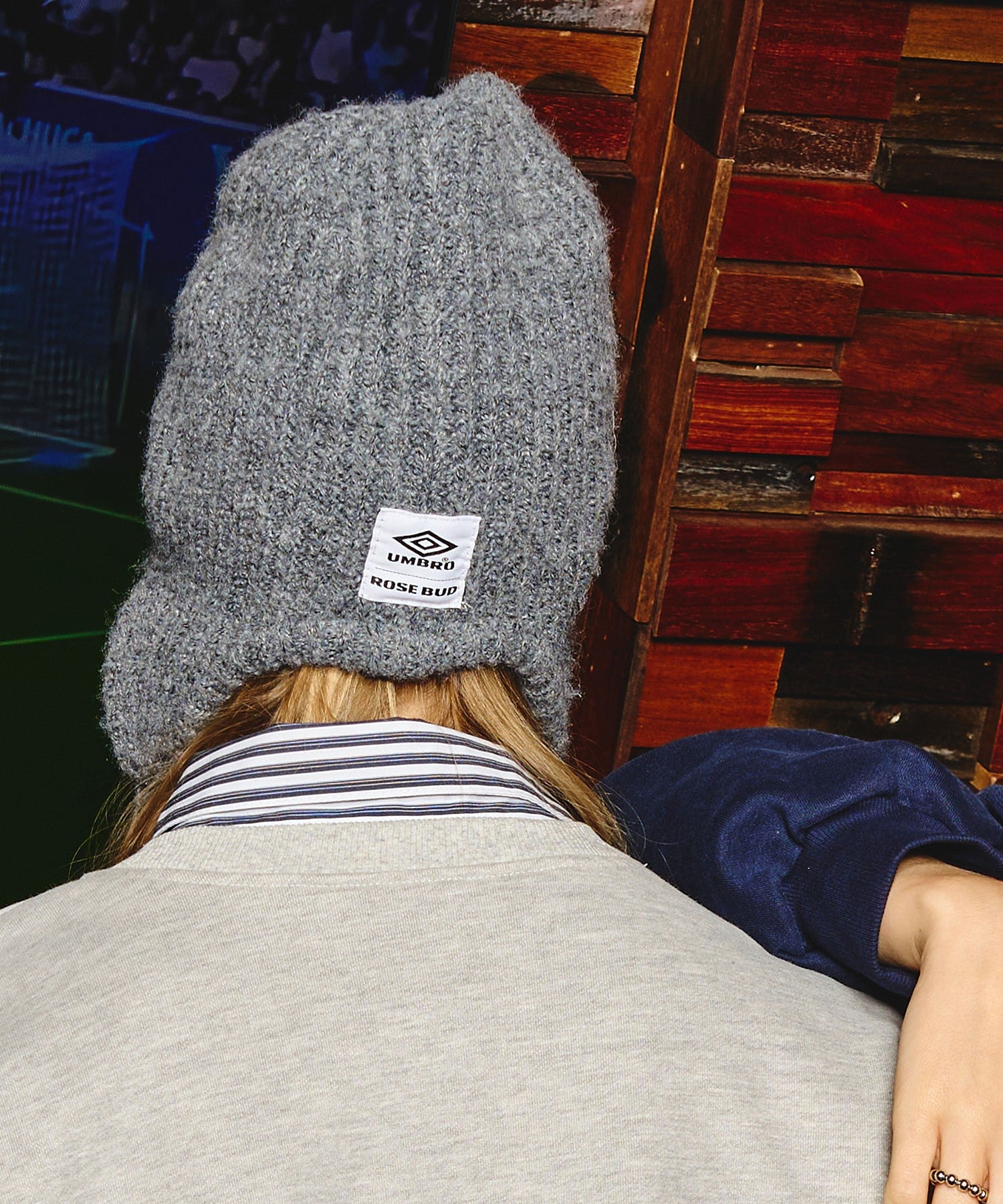 UMBRO × ROSE BUD/KNIT CAP