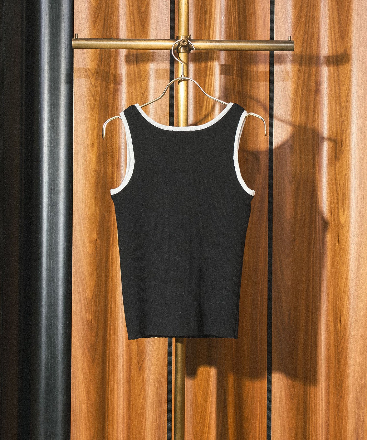 KNITTED RIB TANK TOP