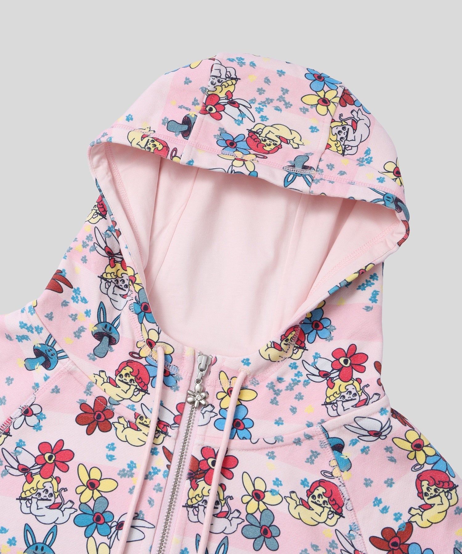 PERKS AND MINI/パークスアンドミニ/W JUNO HOODED ZIP THRU 4052