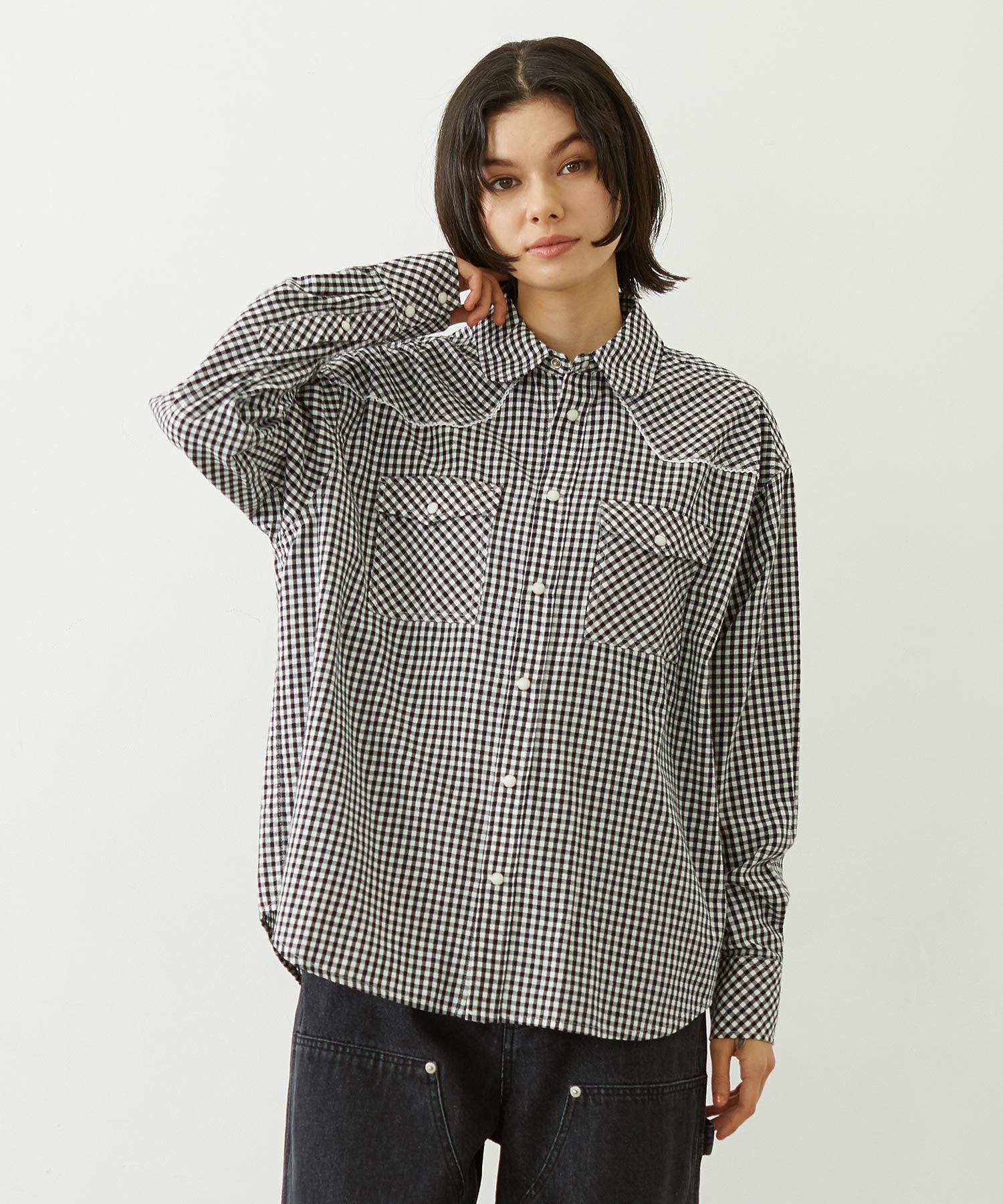 CHECKERED WESTERN SHIRT