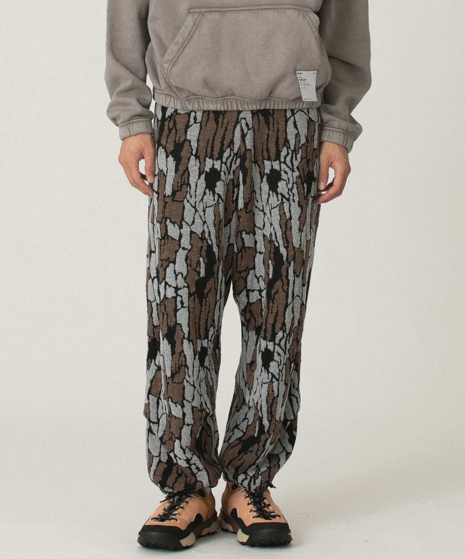 gimcontext/ジム コンテキスト/Trebark Camo Knit Trousers 25505040