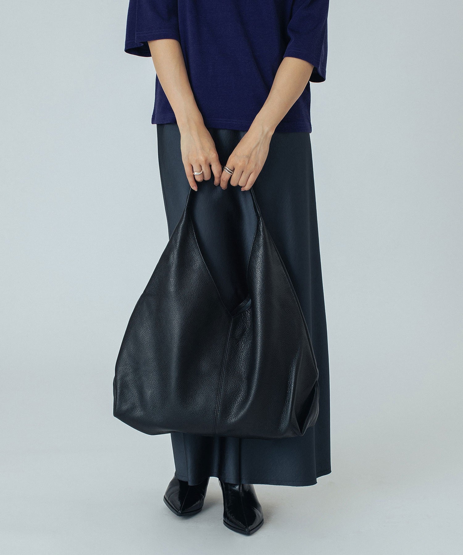 MILLELA FIRENZE/BIG LEATHER TOTE BAG