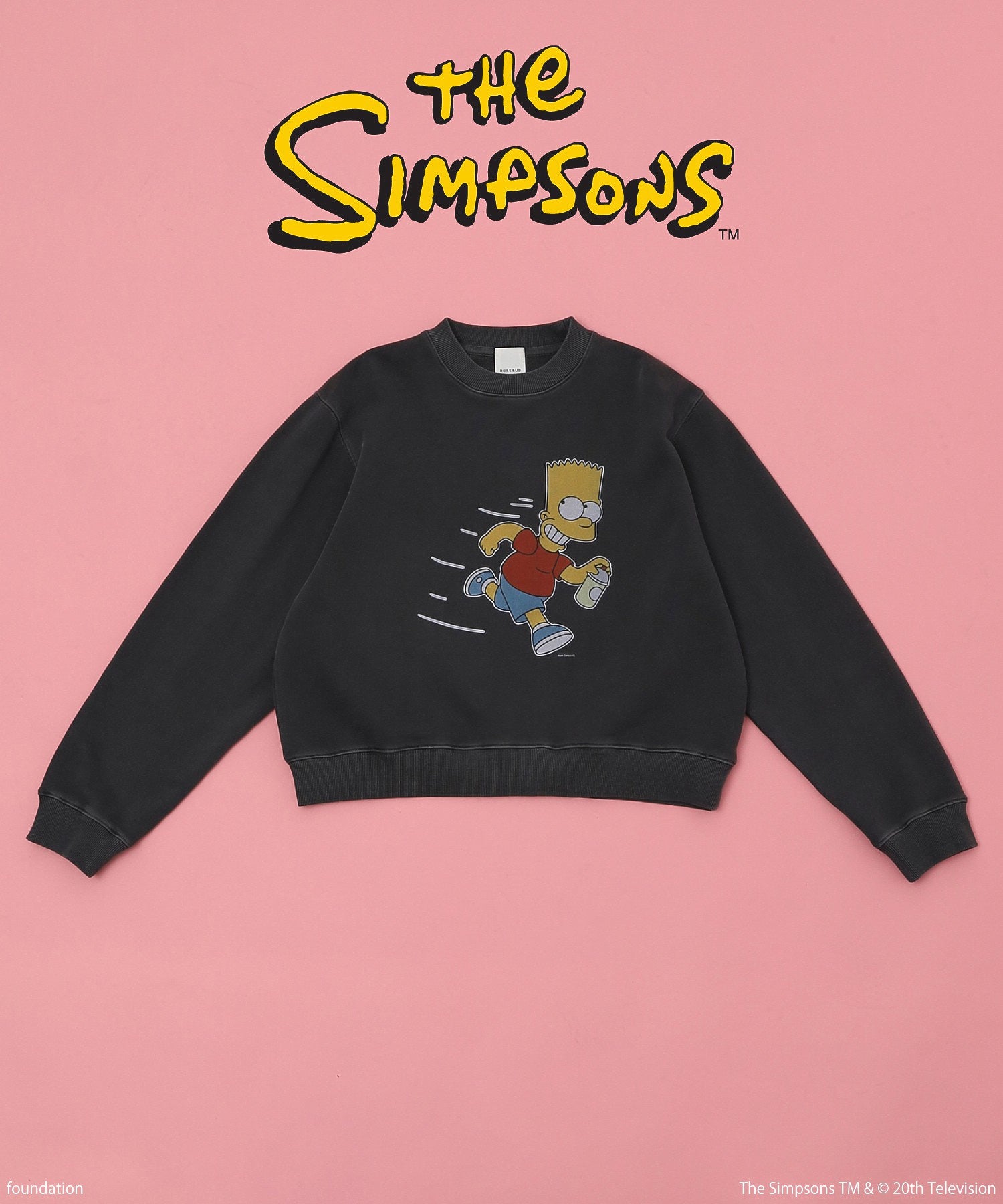 THE SIMPSONS / CROPPED SWEAT