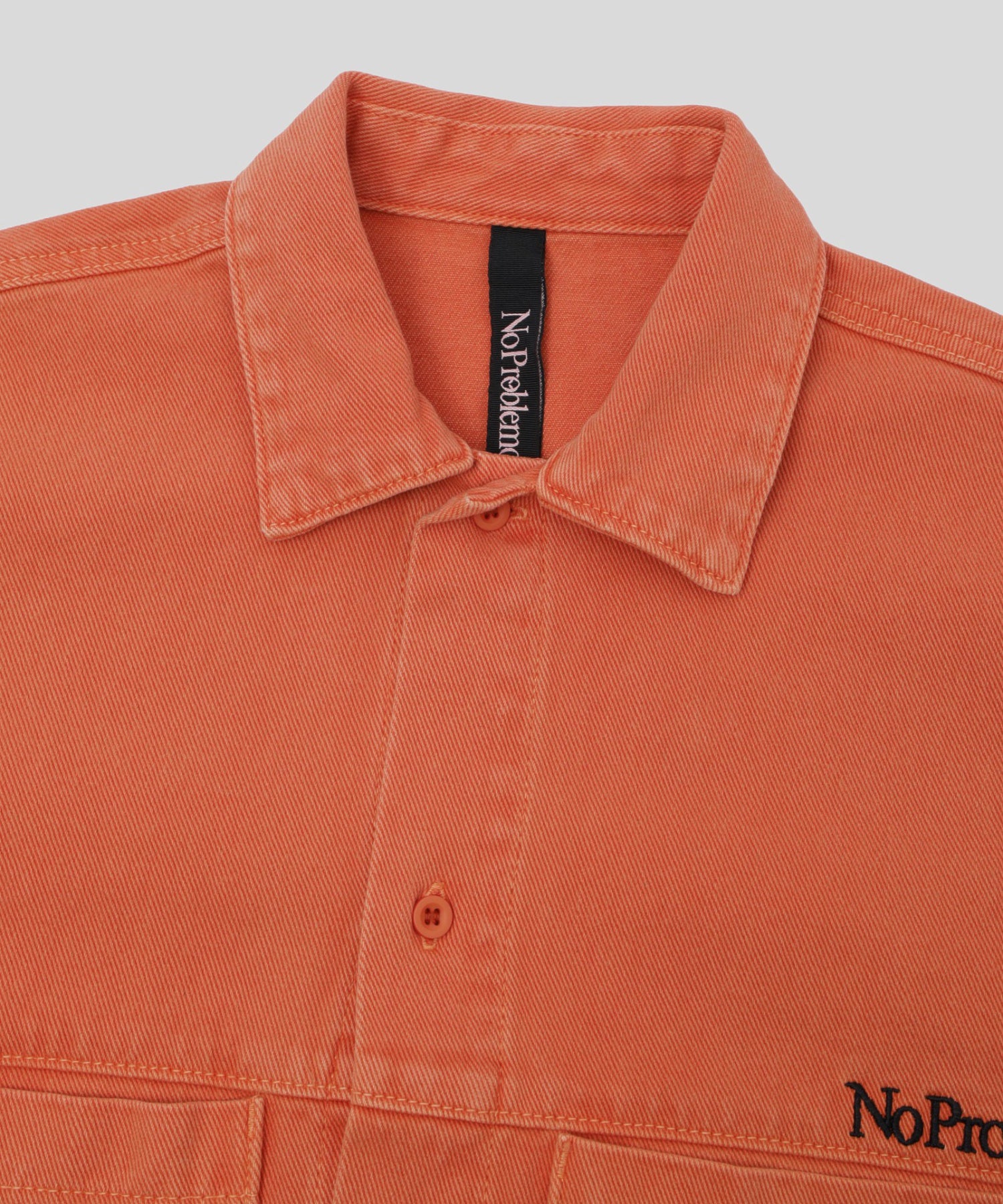 NO PROBLEMO/ノープロブレモ/Mini Problemo Denim SS Work Shirt NP40114