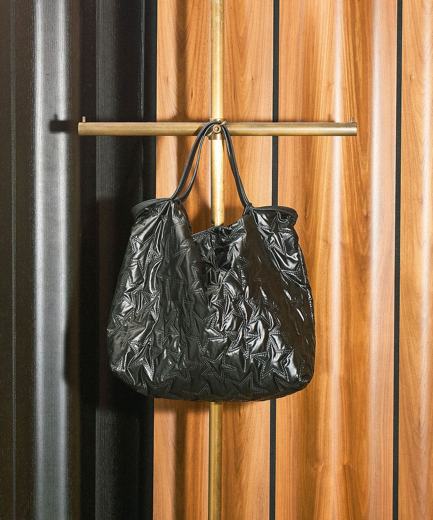 STITCHED STAR TOTE BAG