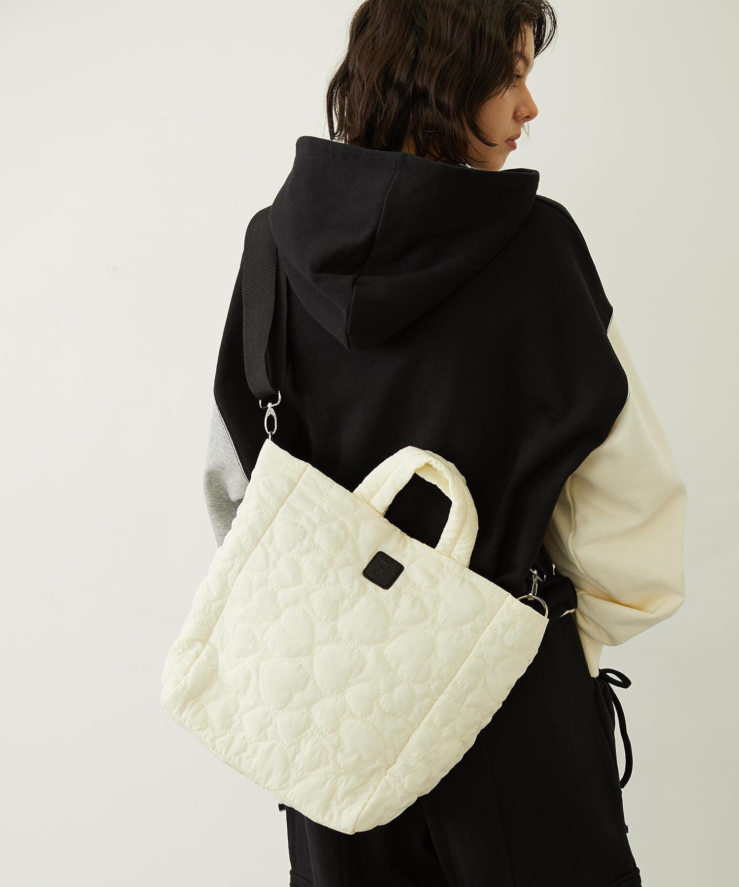 HEART QUILTED BAG