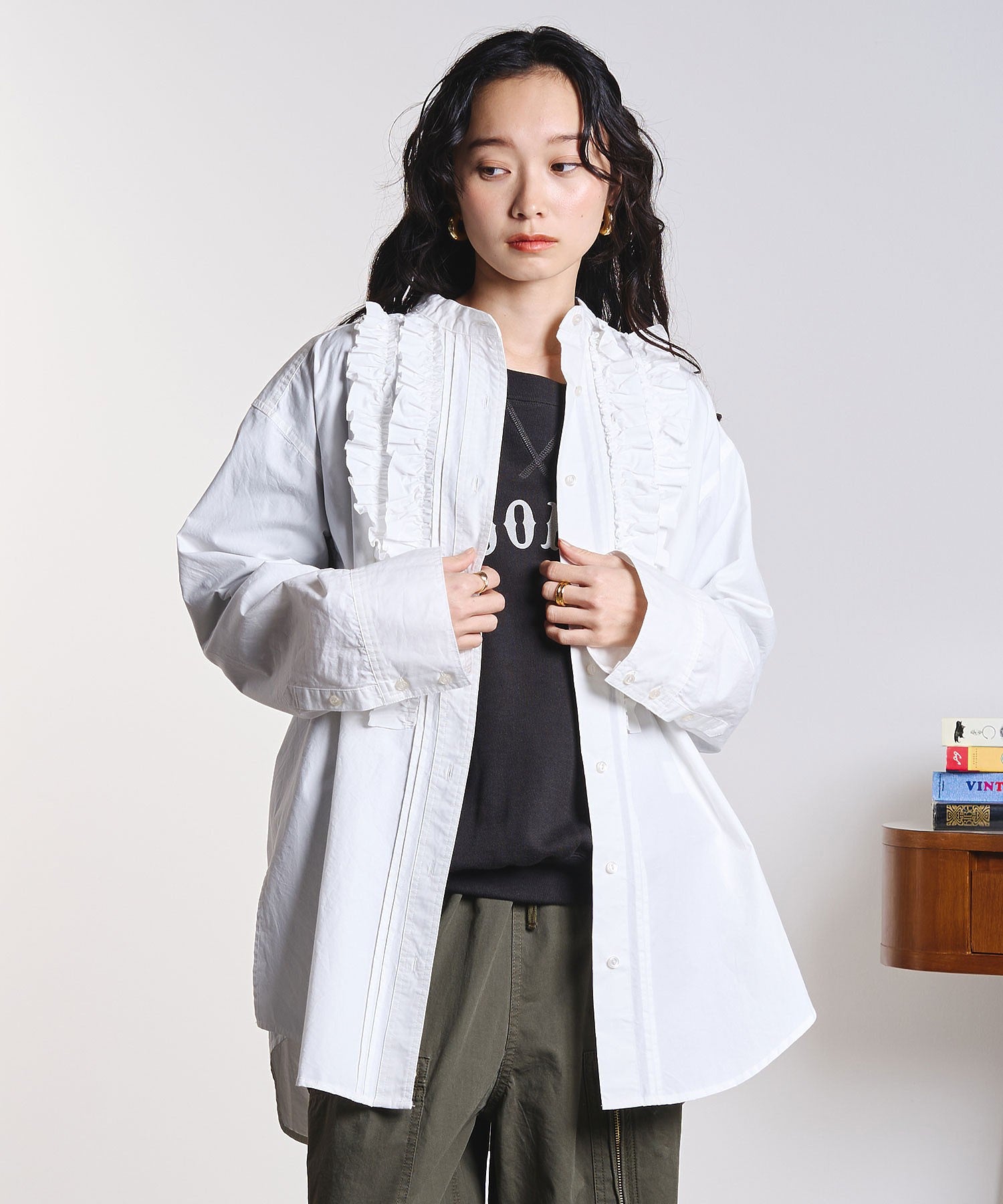 model:161cm 着用サイズ:ONE SIZE