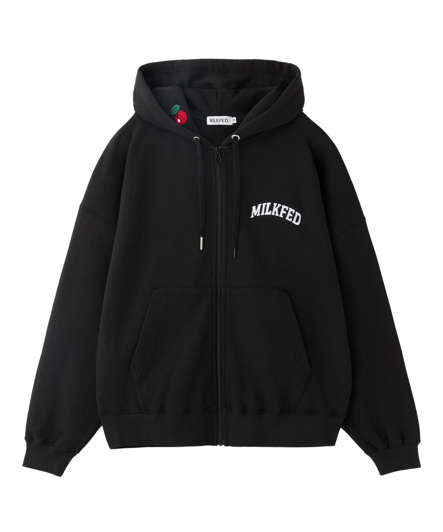 CHERRY COLLEGE LOGO ZIP UP HOODIE