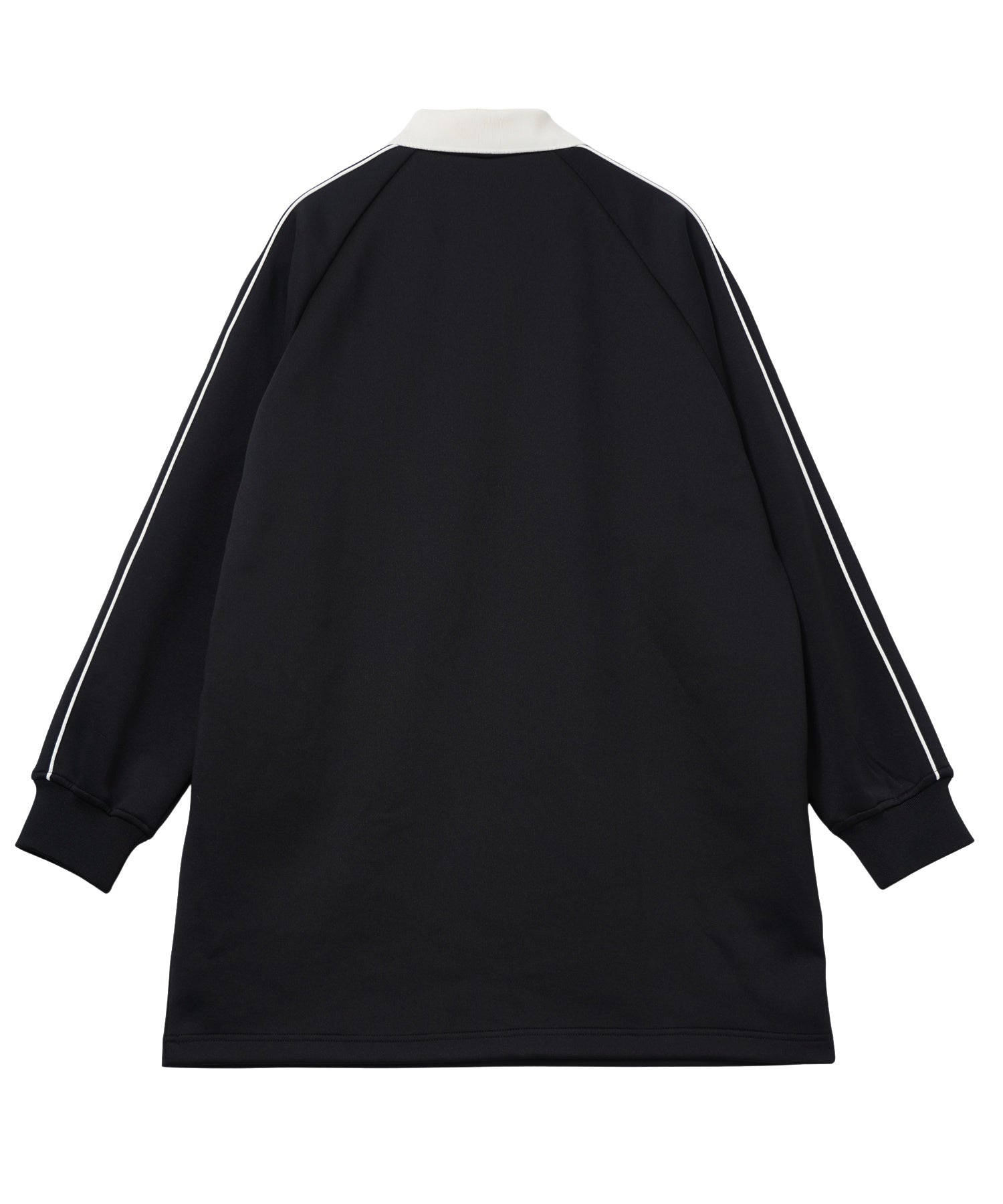 HALF ZIP JERSEY DRESS