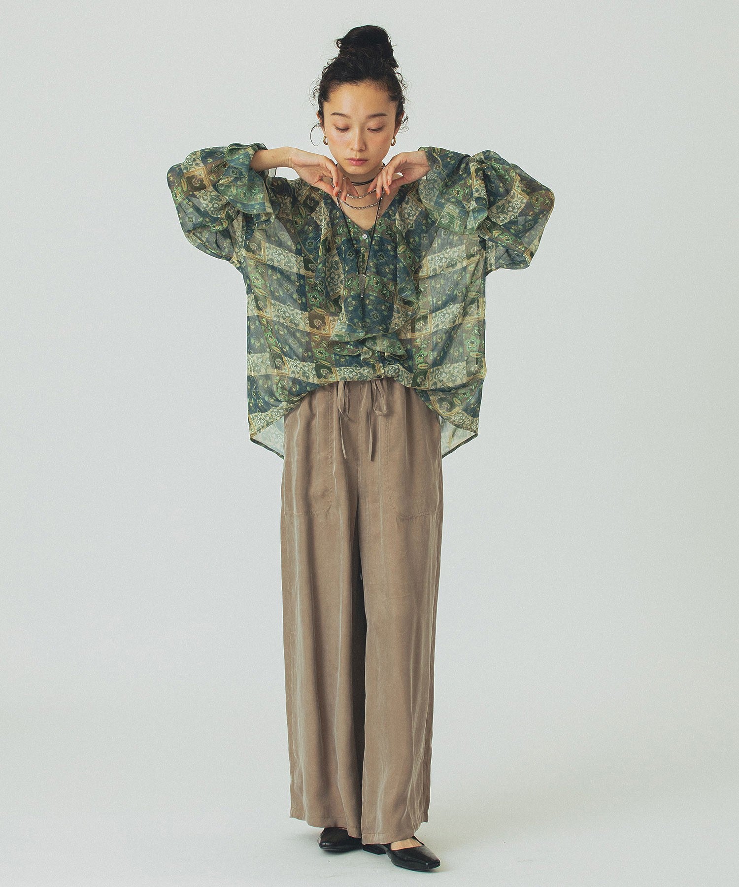 model:161cm 着用サイズ:ONE SIZE