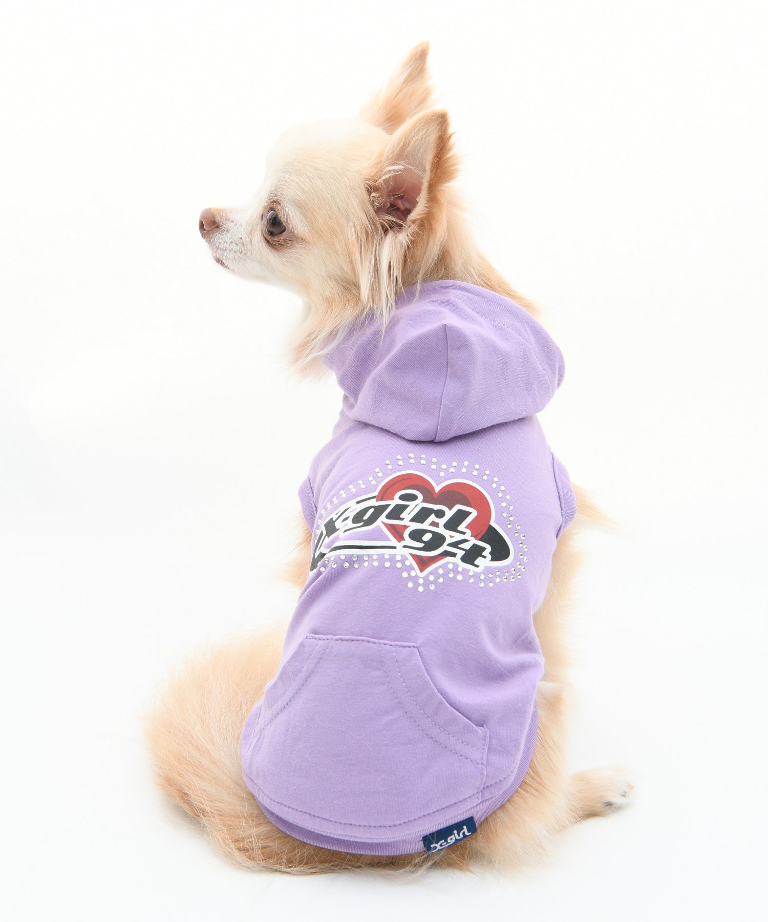 【X-girl DOGWEAR】プラネットハートロゴタンクフーディー