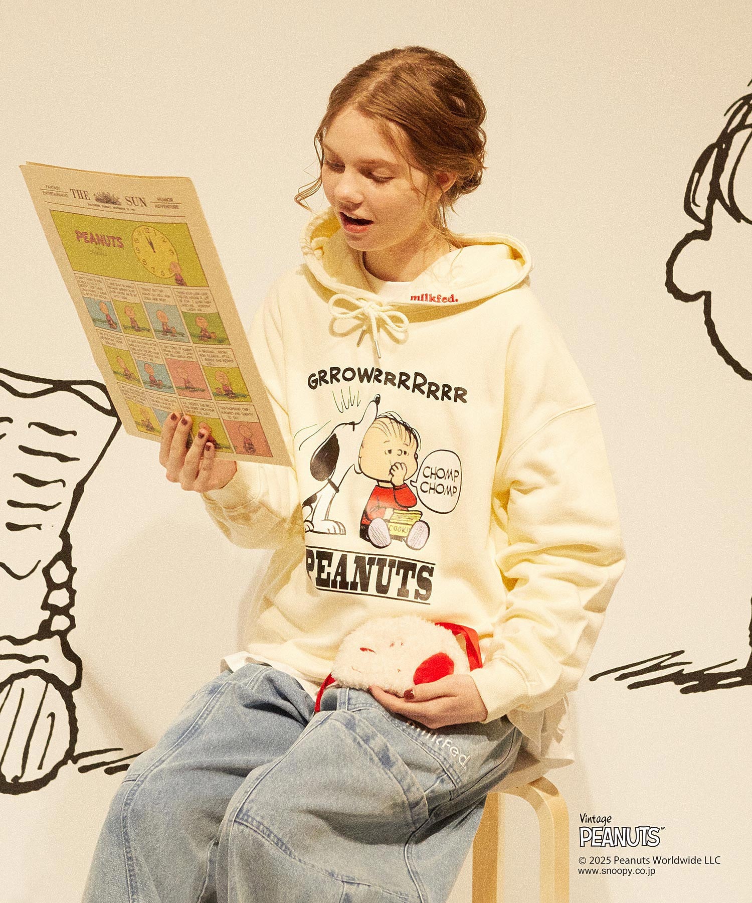 MILKFED. × PEANUTS HOODIE