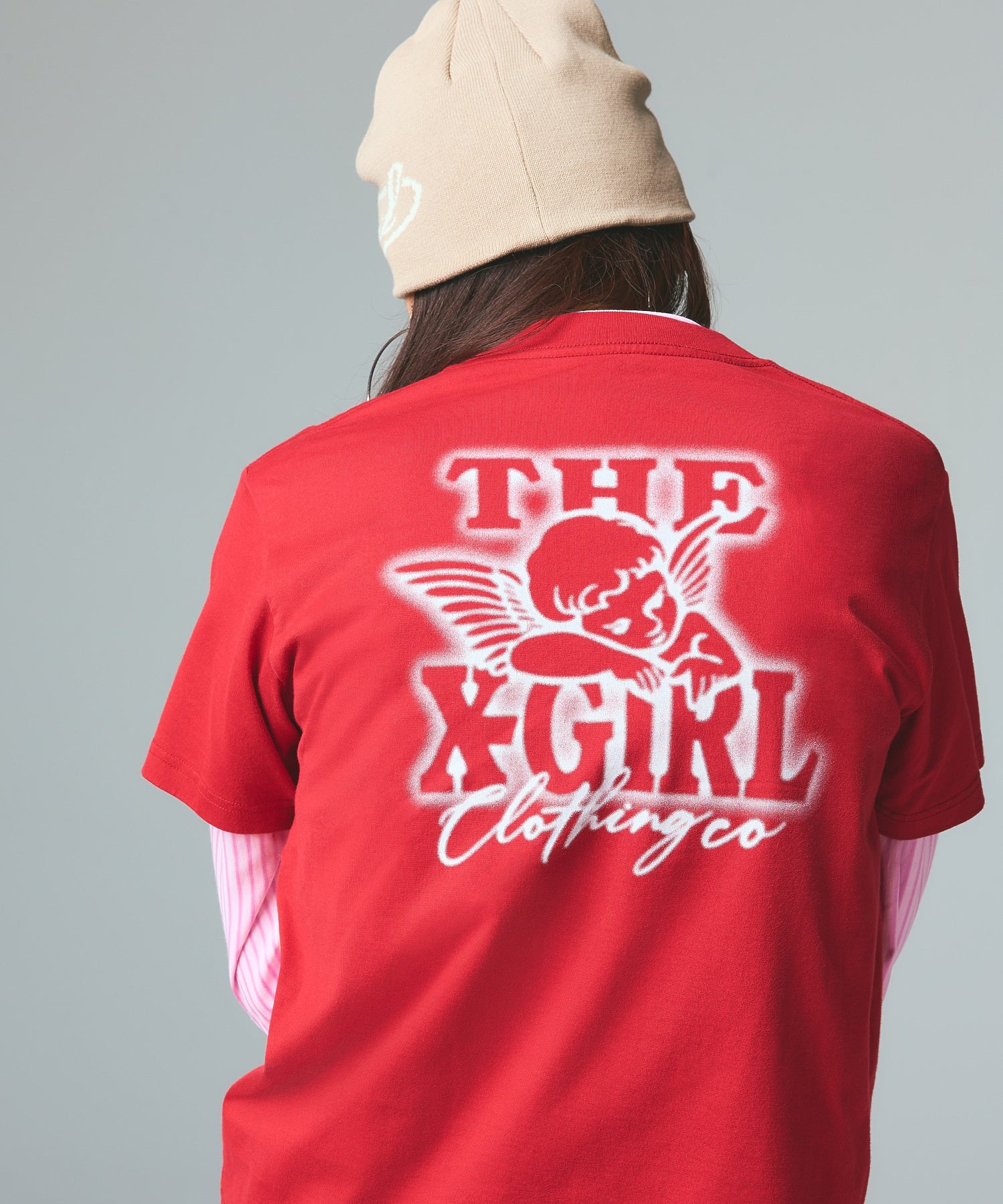 DIAGONAL OVAL LOGO JACQUARD BEANIE