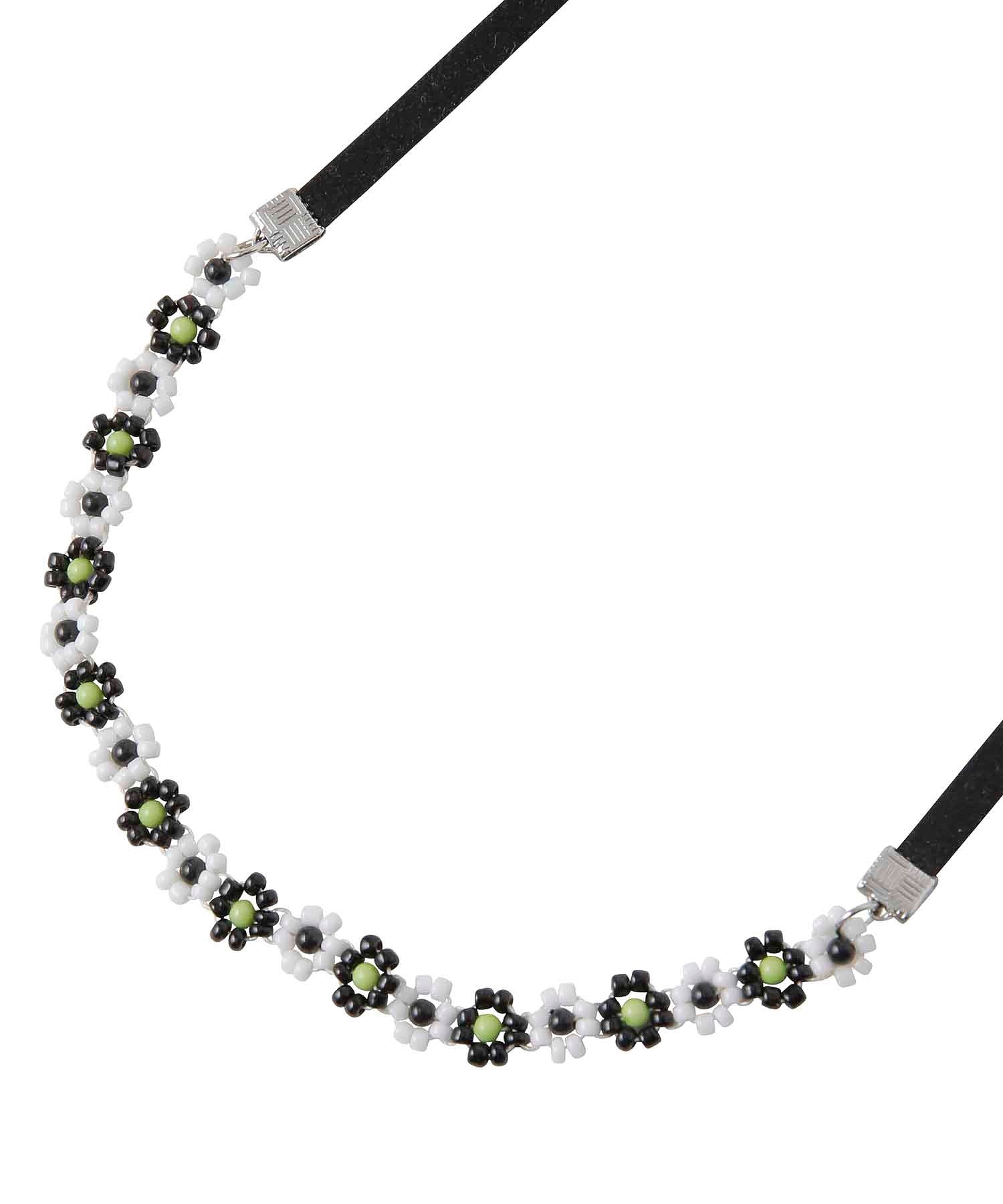 FLOWER BEADS CHOKER X-girl