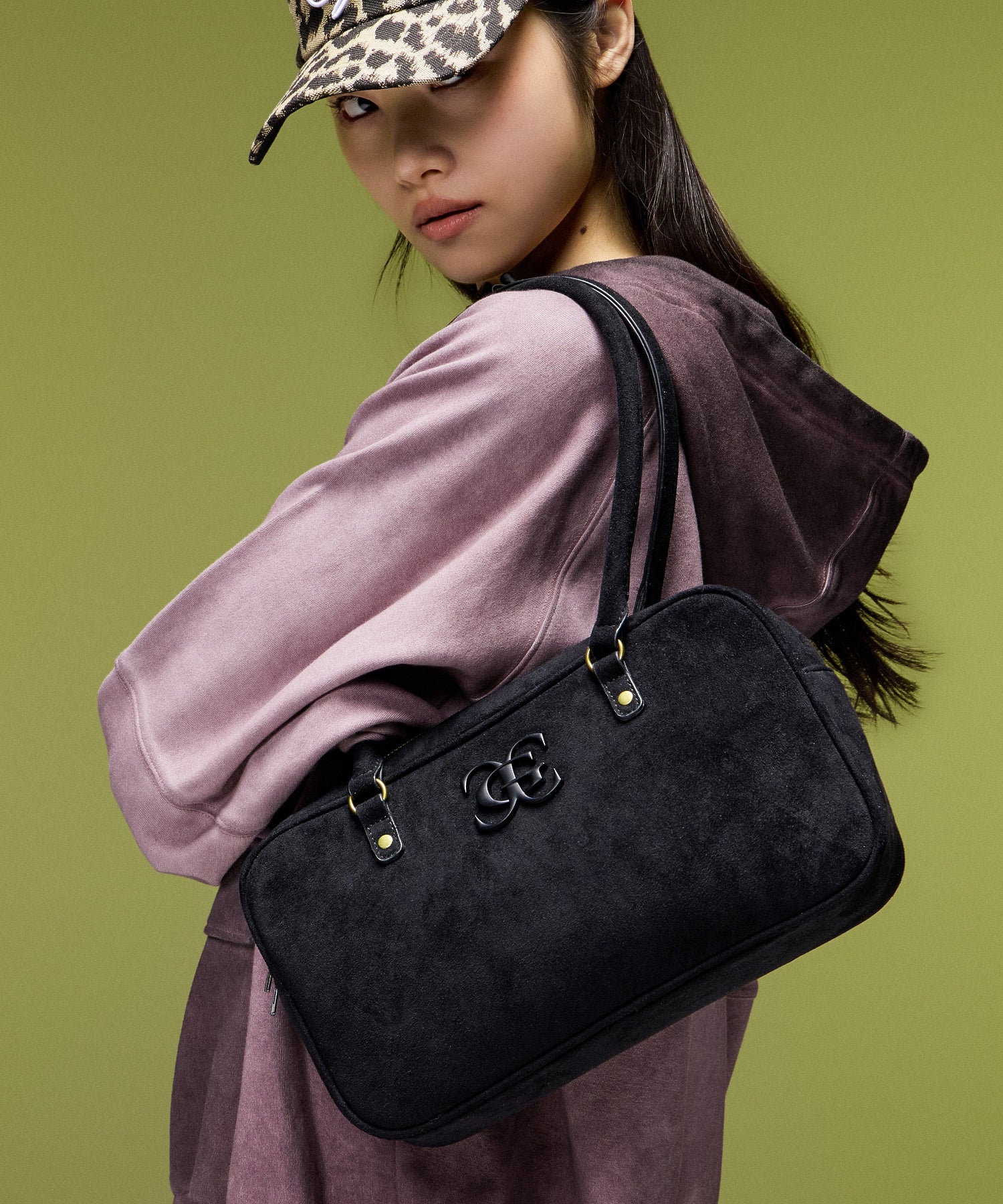 TONAL XG EMBLEM LANDSCAPE HANDBAG