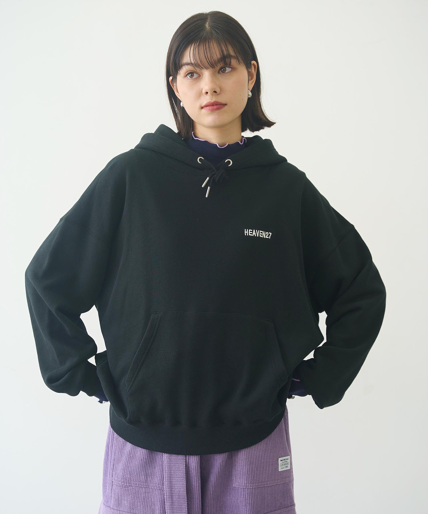 STRING LOGO SWEAT HOODIE