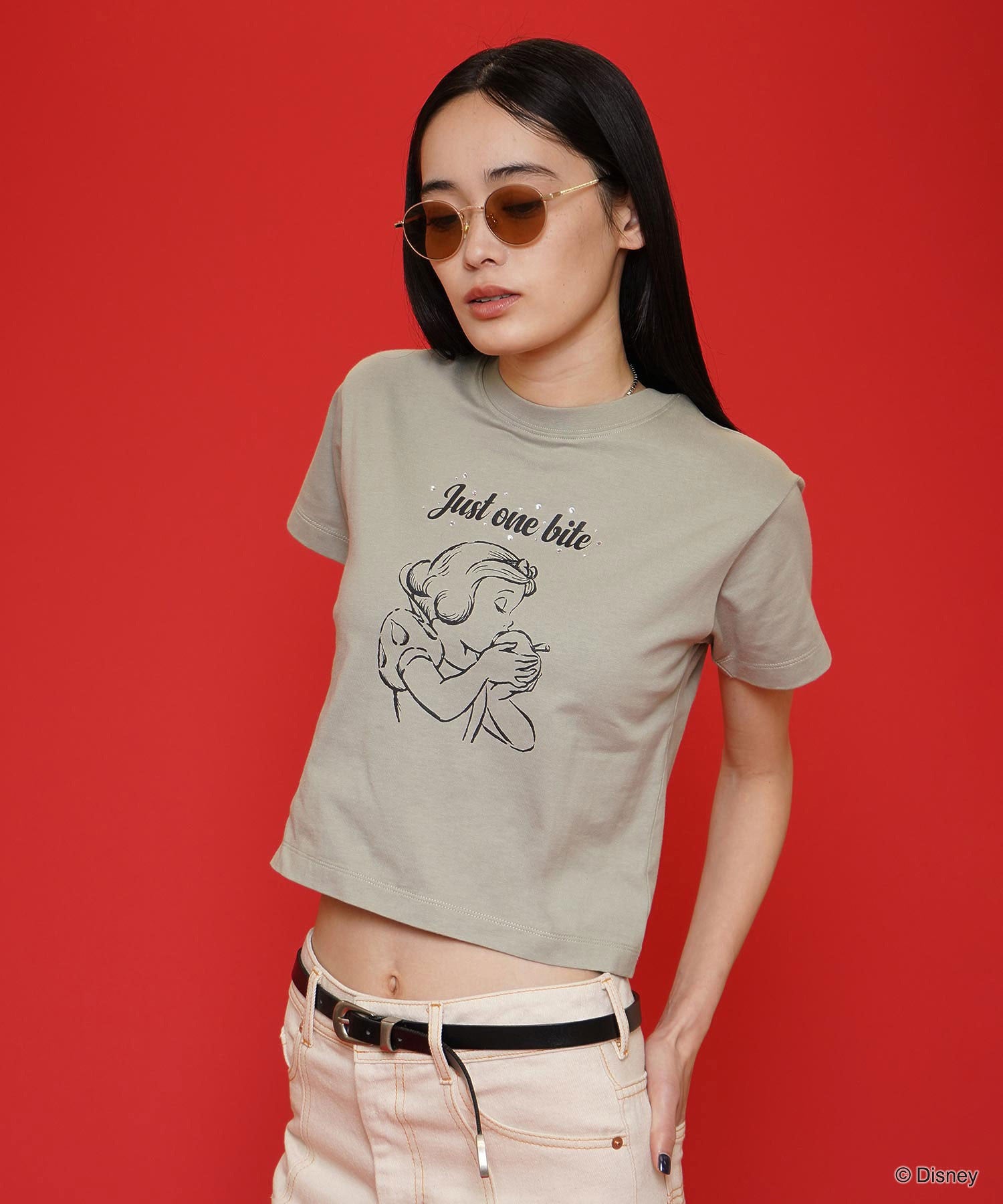 白雪姫/ストーンコンパクトTシャツ