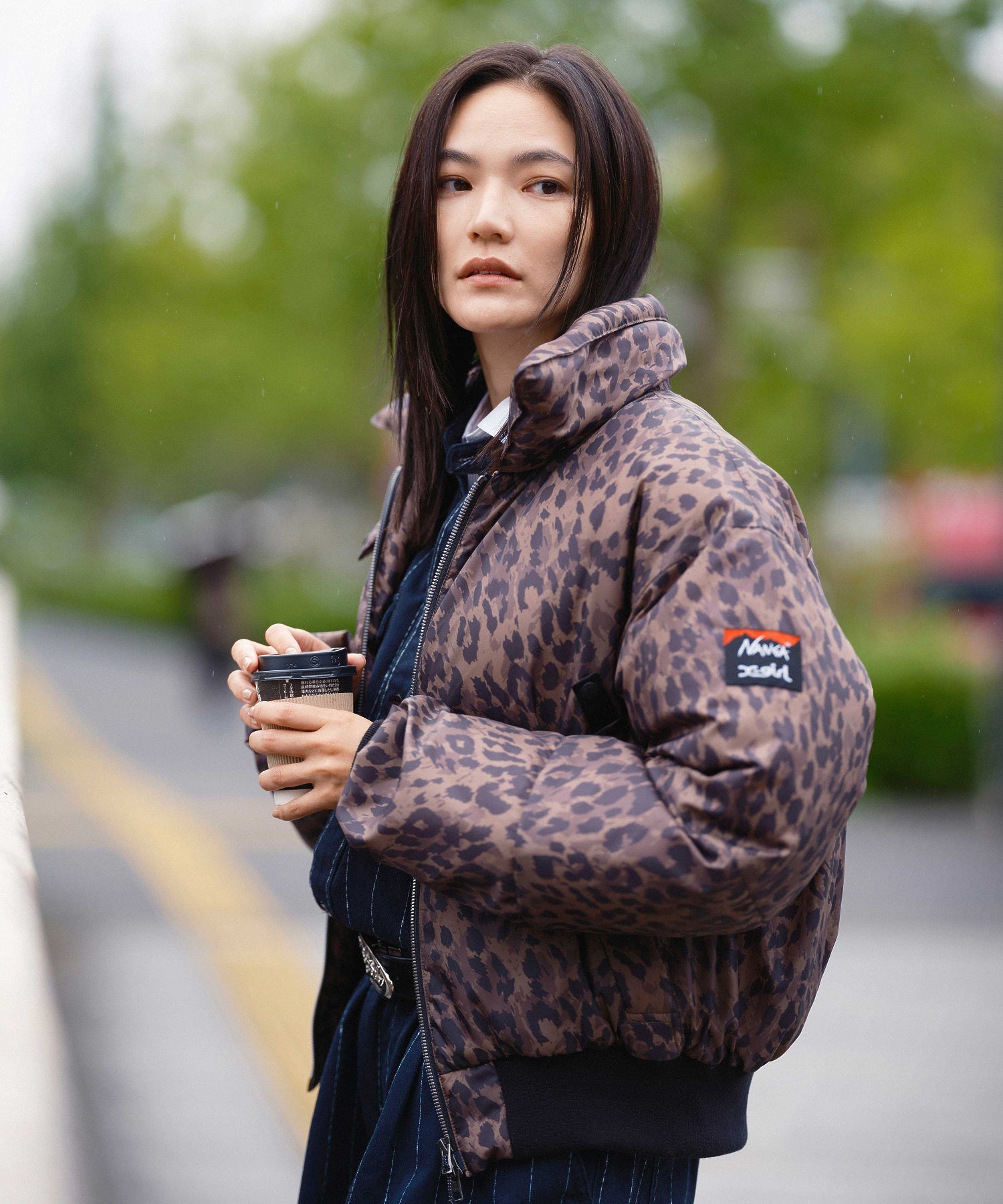 X-girl x NANGA PUFFER JACKET