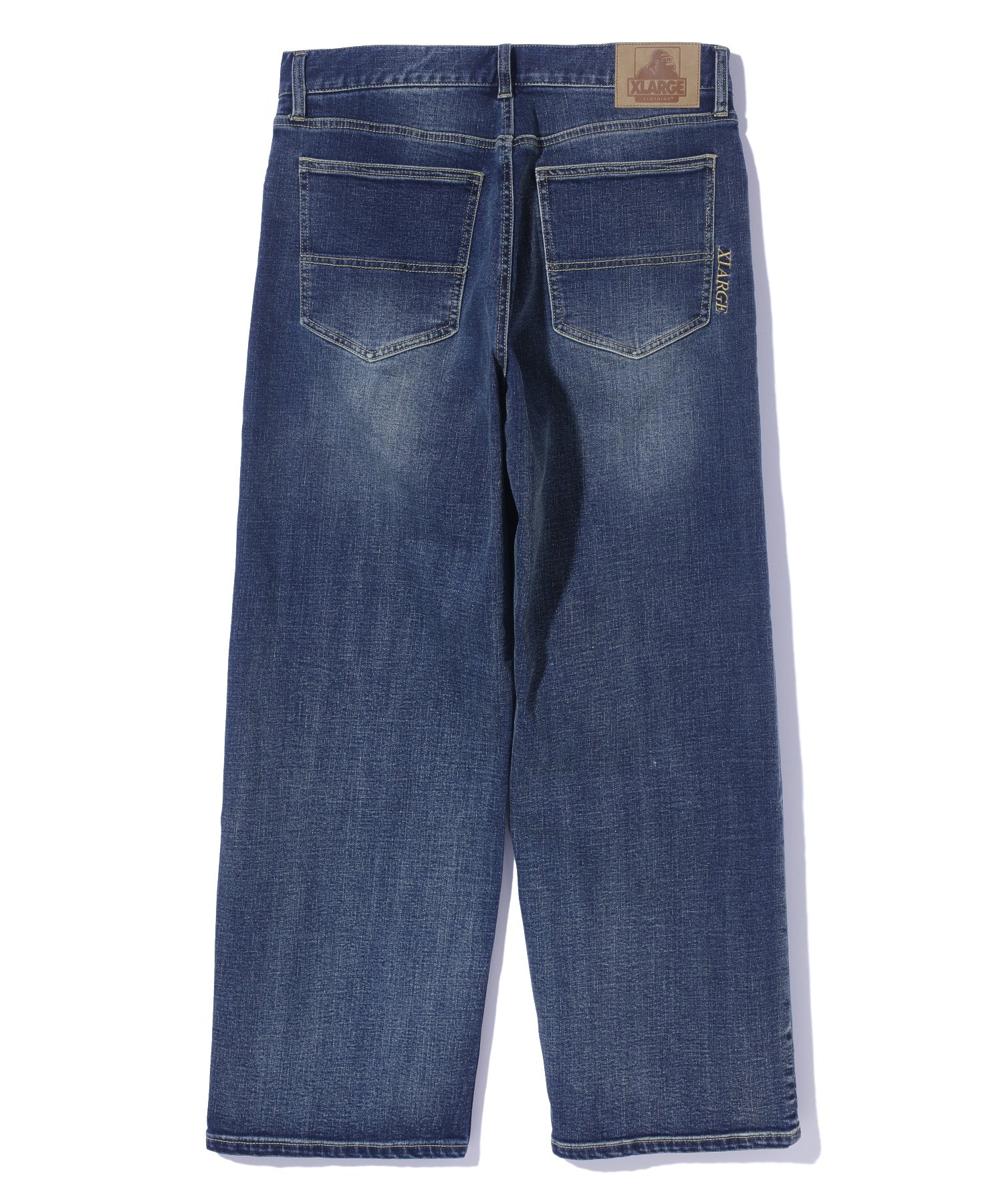 BAGGY STRETCH DENIM PANTS