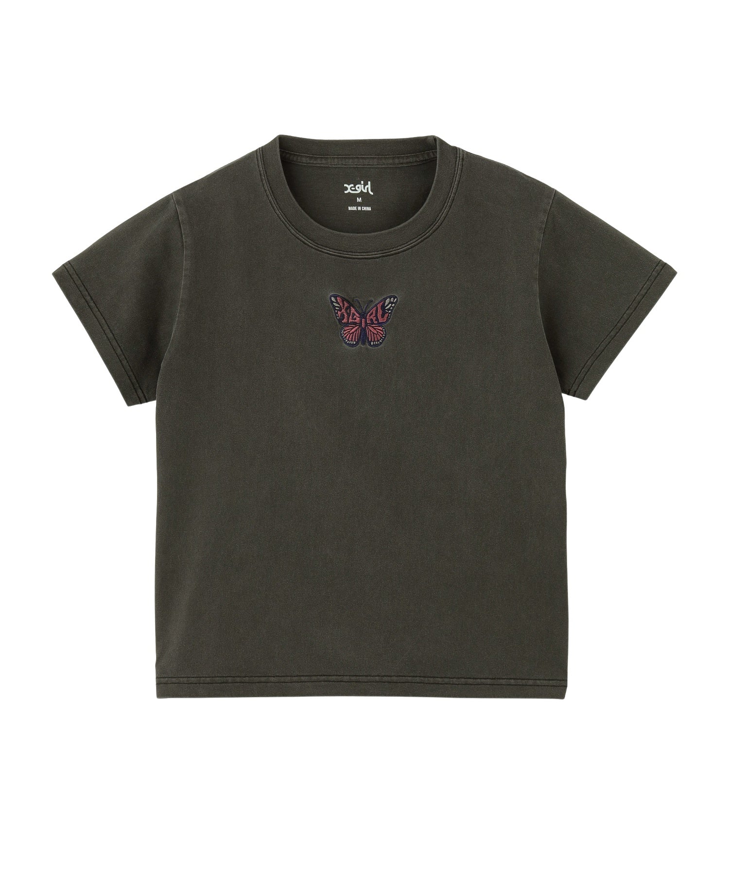 BUTTERFLY PIGMENT DYED S/S BABY TEE