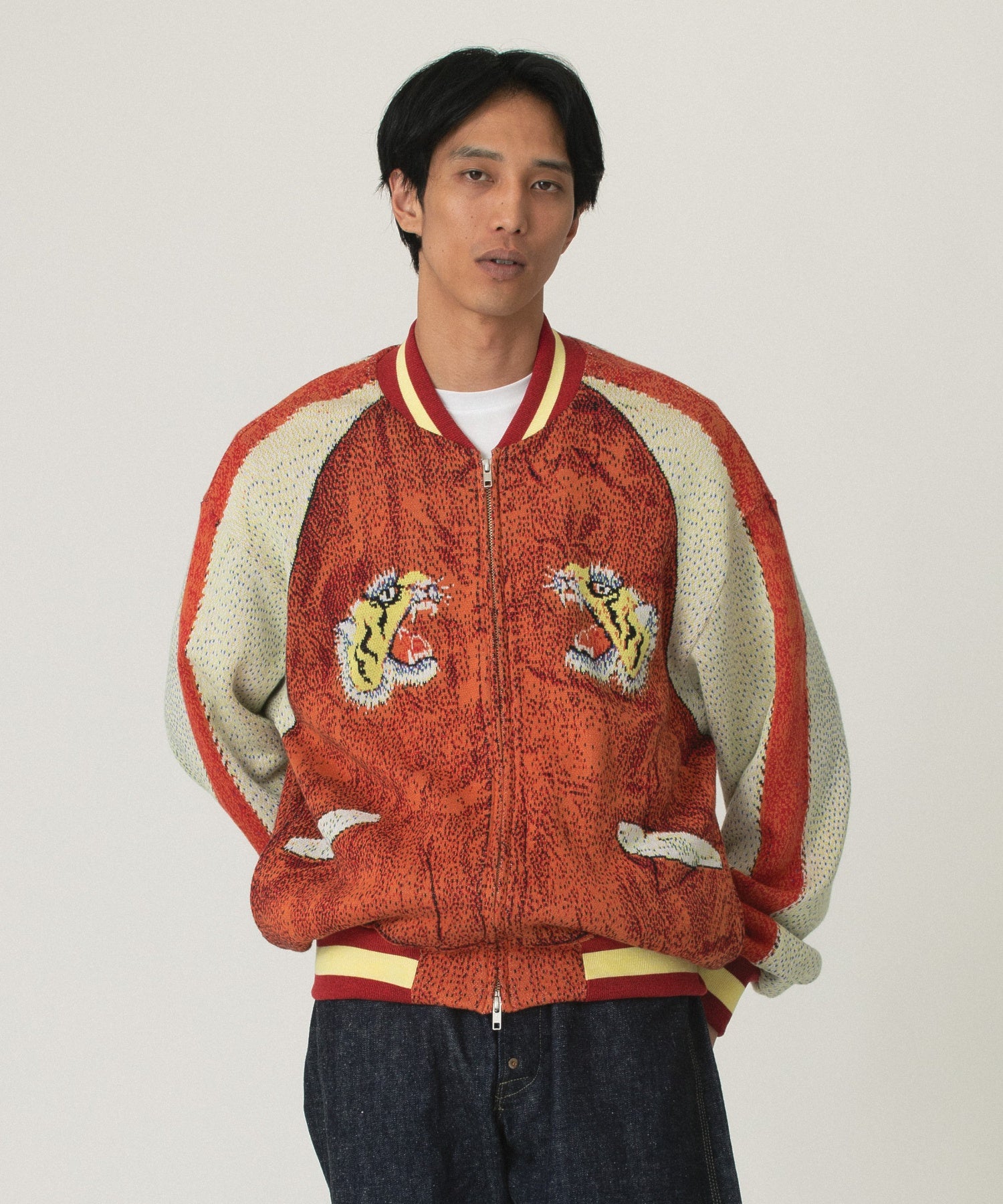TOLQ/トルク/Knit Souvenir Jacket 25-2106